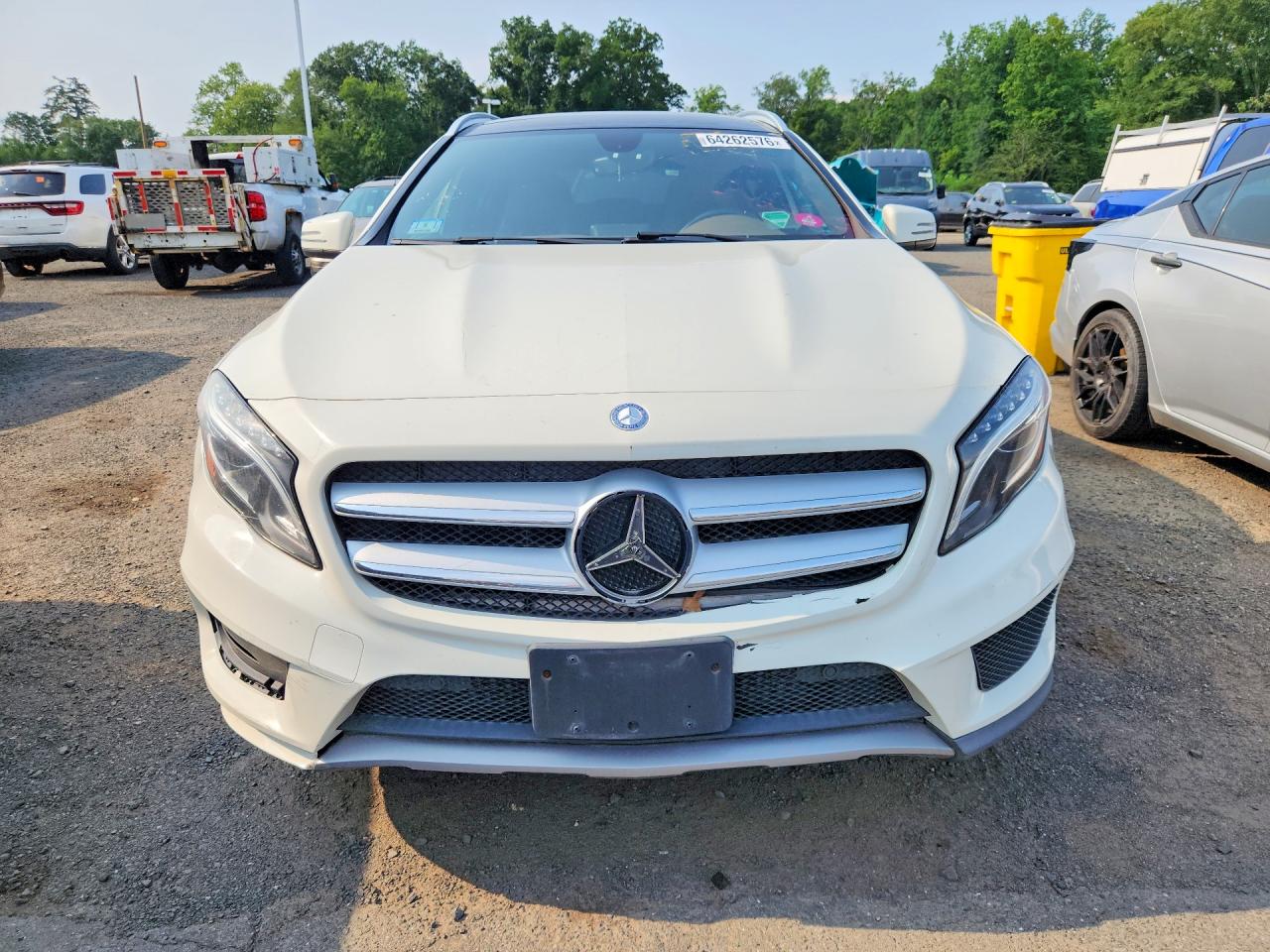 2015 Mercedes-benz Gla 250 4matic White vin: WDCTG4GBXFJ039814