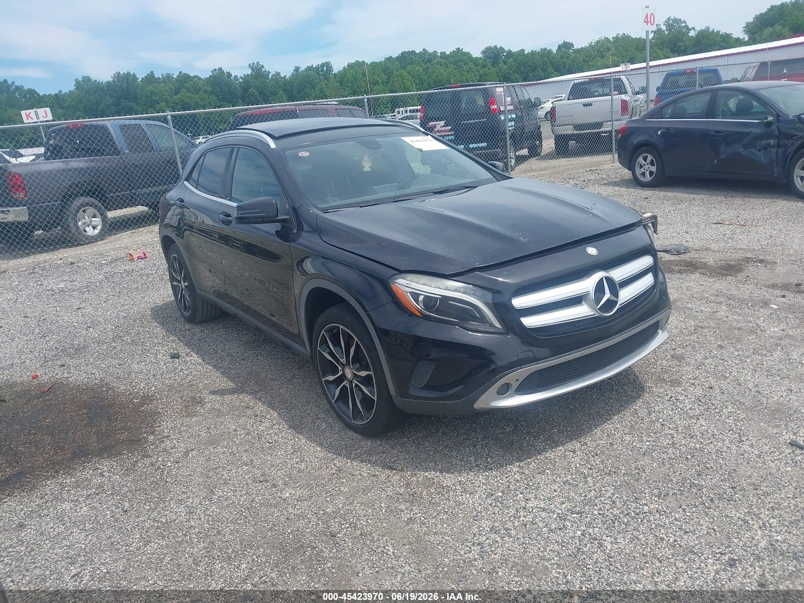 2015 Mercedes-benz Gla 250 4matic Black vin: WDCTG4GBXFJ059299
