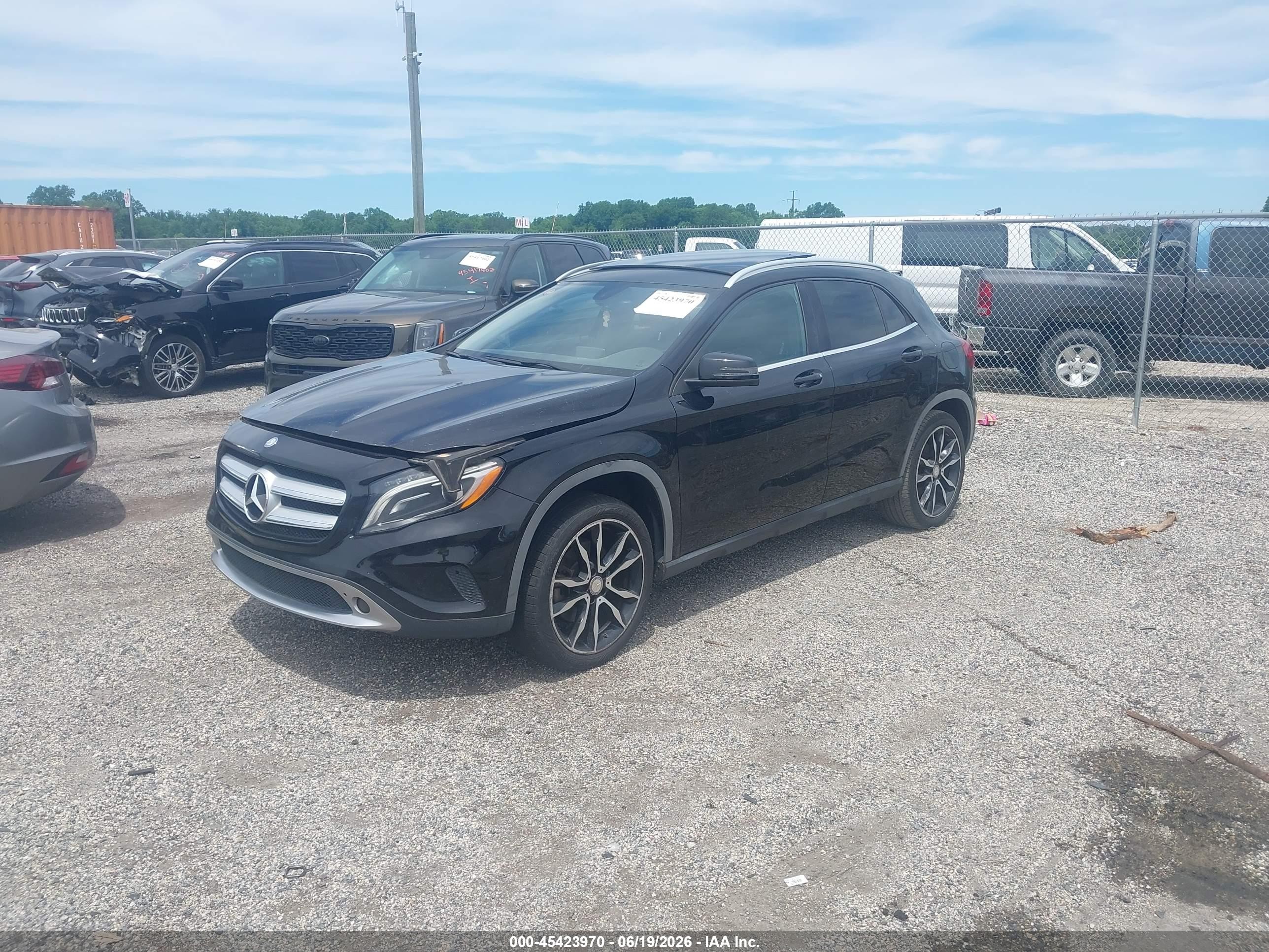 2015 Mercedes-benz Gla 250 4matic Black vin: WDCTG4GBXFJ059299