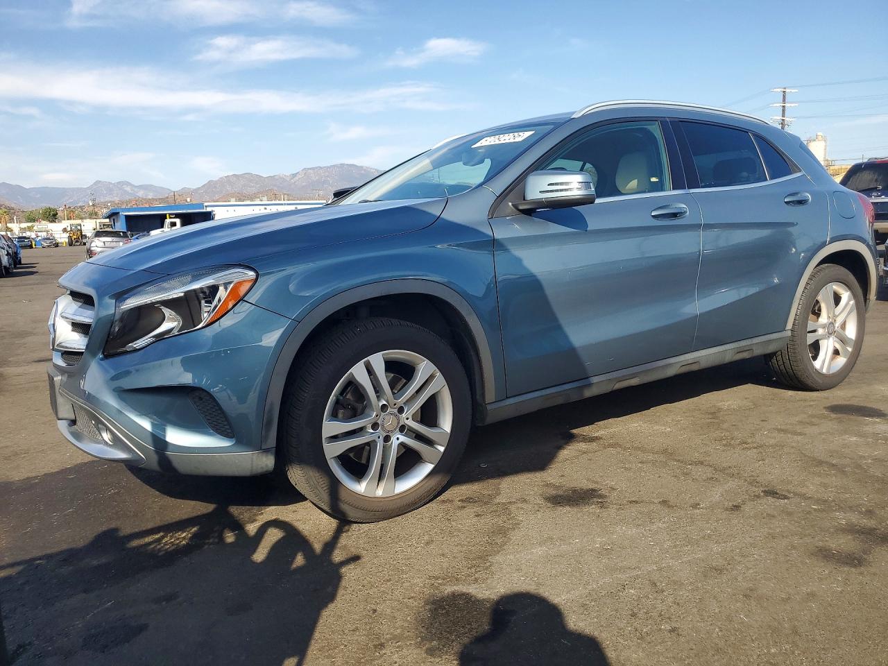 2015 Mercedes-benz Gla 250 4matic Blue vin: WDCTG4GBXFJ079911