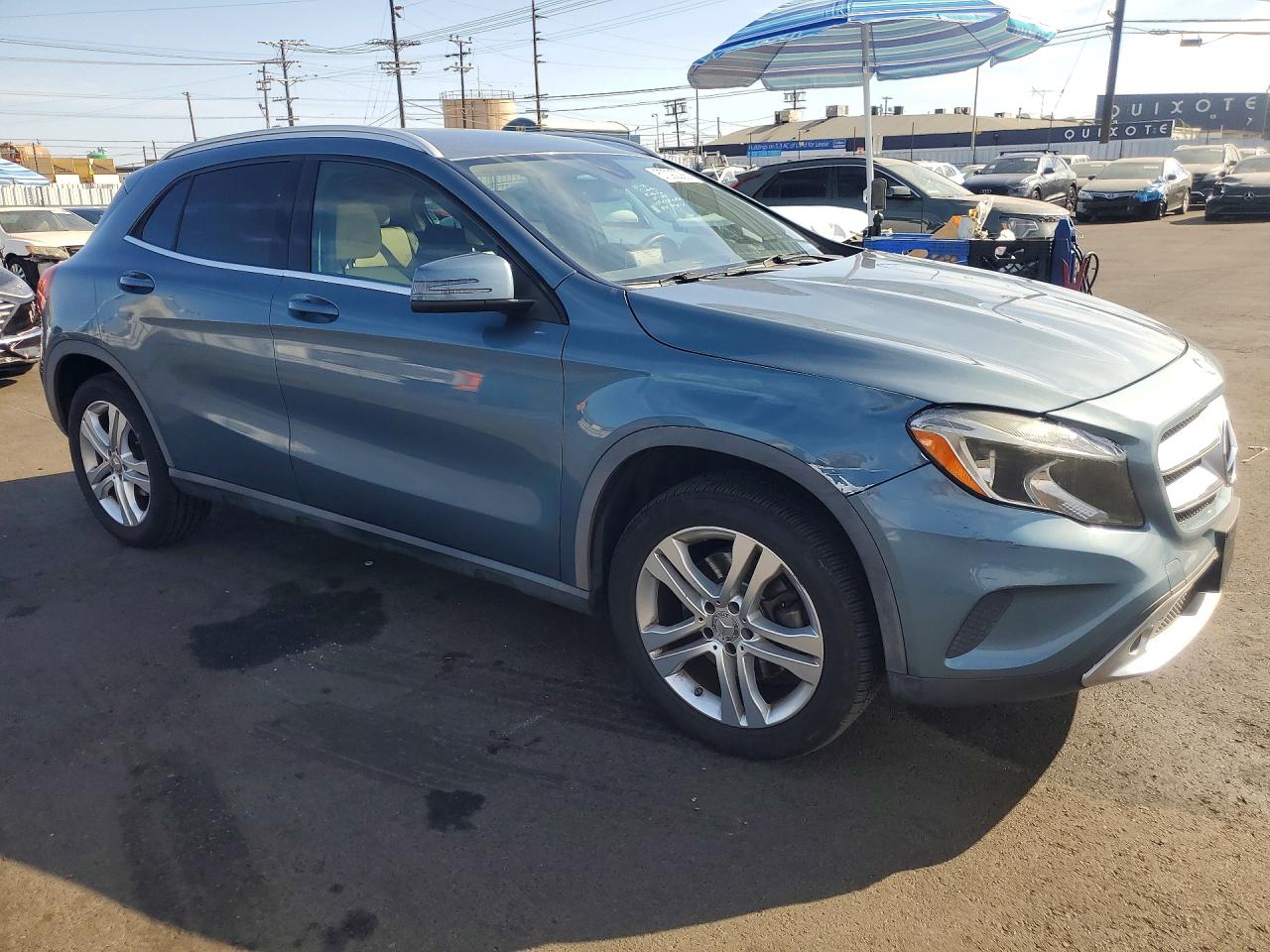2015 Mercedes-benz Gla 250 4matic Blue vin: WDCTG4GBXFJ079911