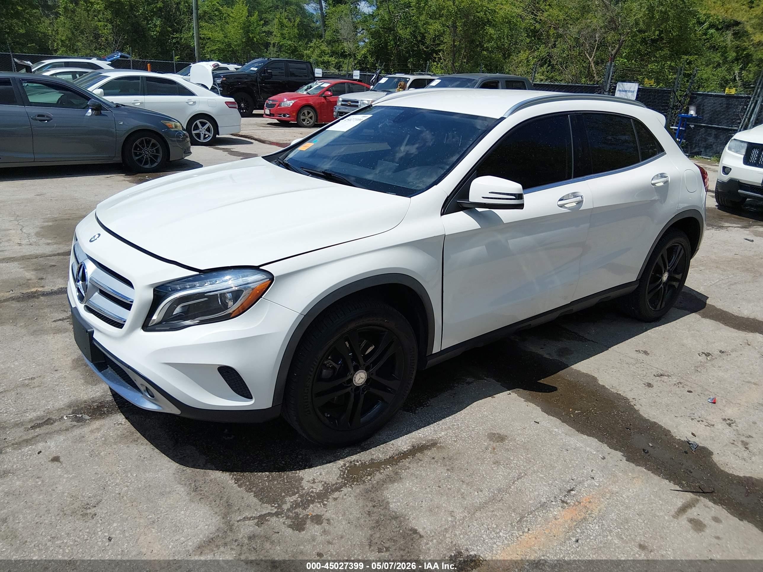 2015 Mercedes-benz Gla 250 4matic White vin: WDCTG4GBXFJ090603
