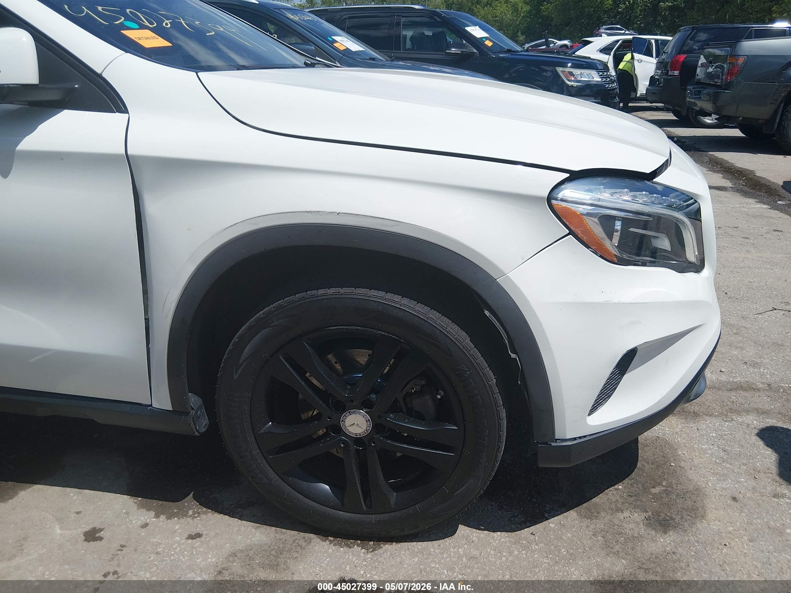 2015 Mercedes-benz Gla 250 4matic White vin: WDCTG4GBXFJ090603