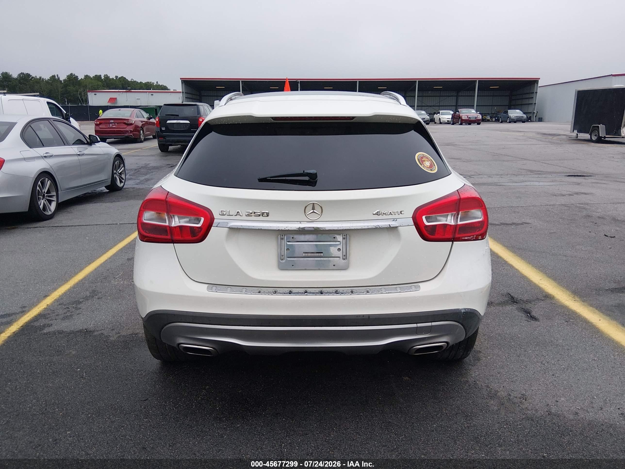 2015 Mercedes-benz Gla 250 4matic White vin: WDCTG4GBXFJ117945