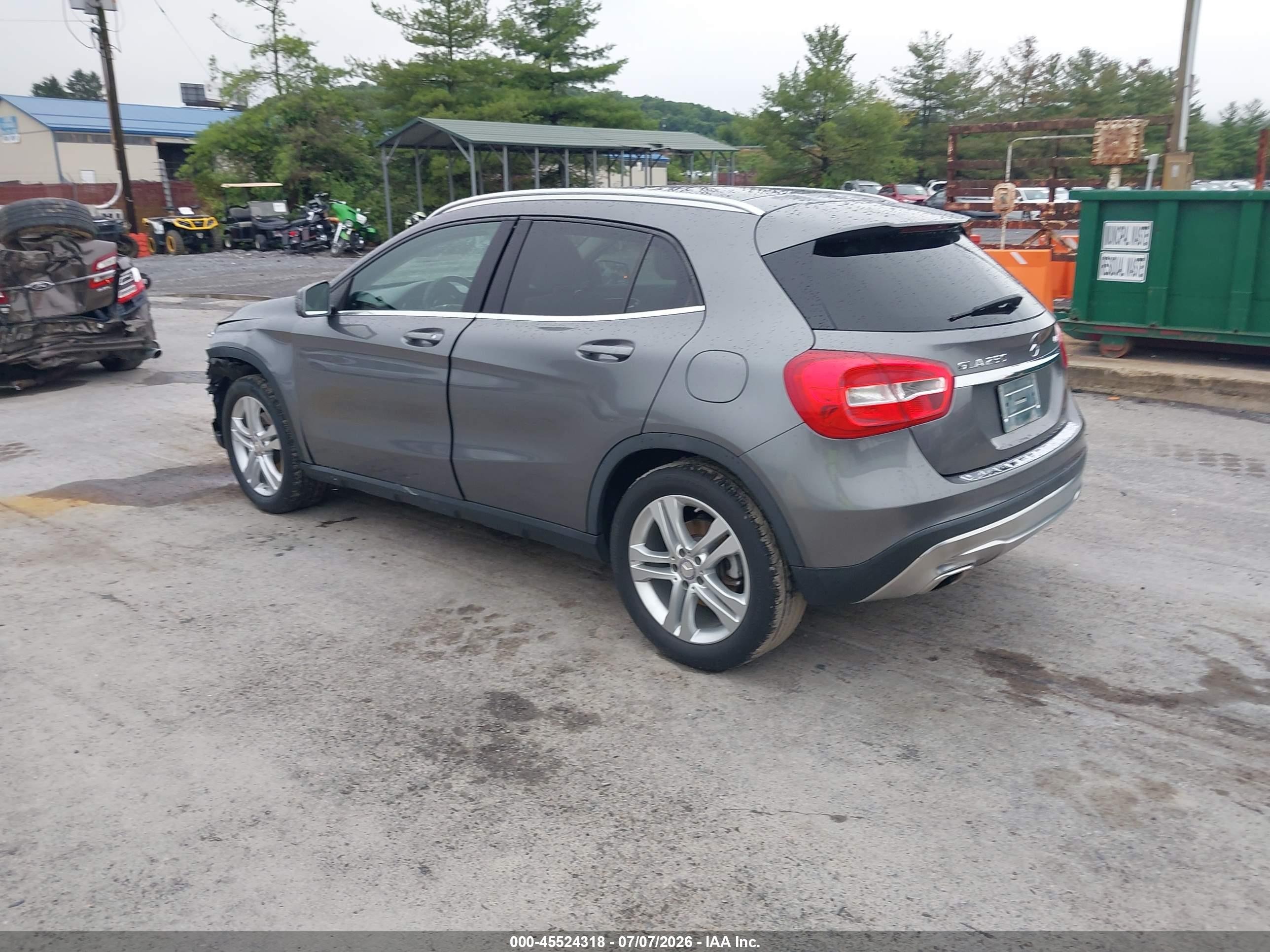 2015 Mercedes-benz Gla 250 4matic Gray vin: WDCTG4GBXFJ179488