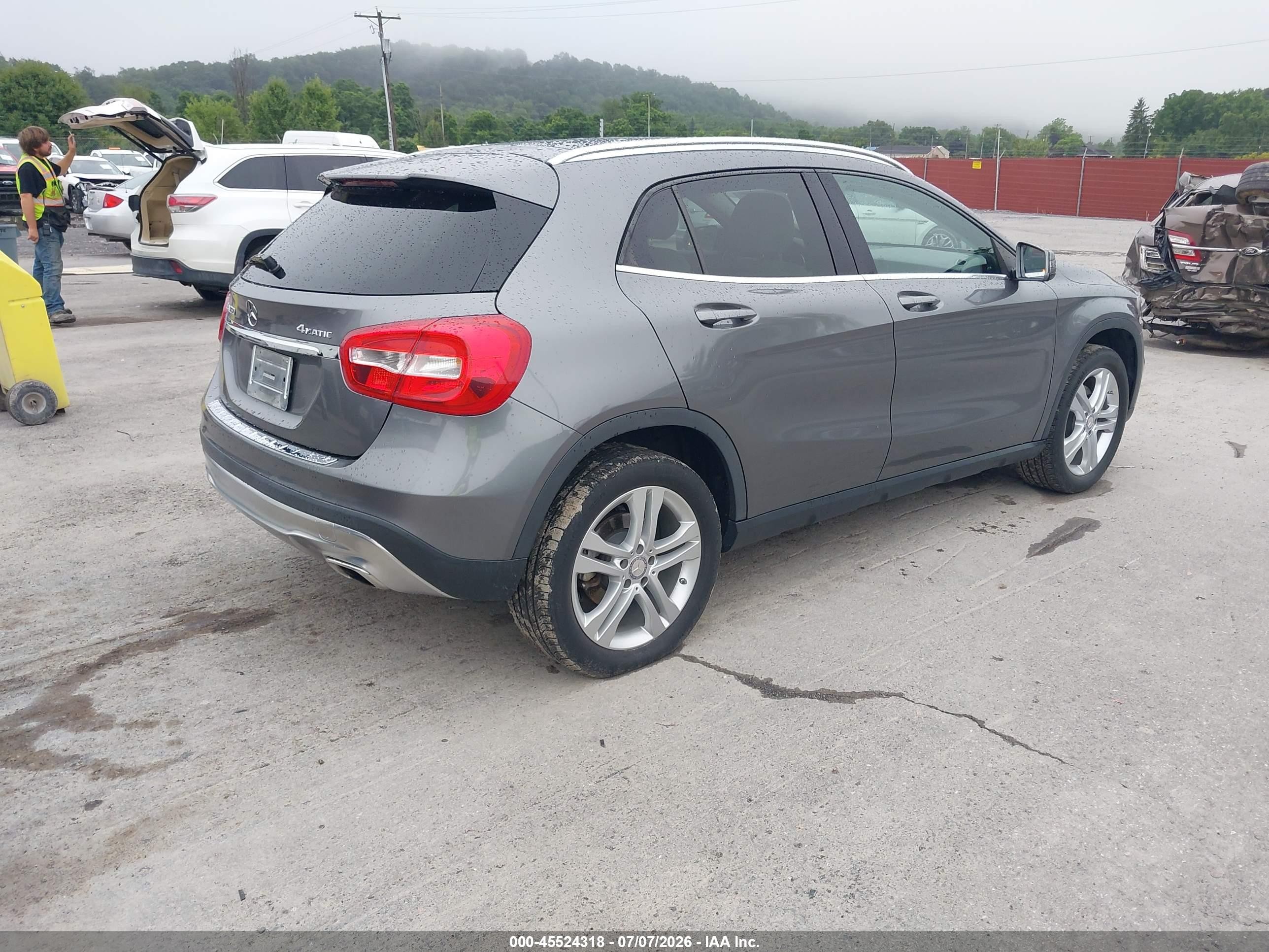 2015 Mercedes-benz Gla 250 4matic Gray vin: WDCTG4GBXFJ179488