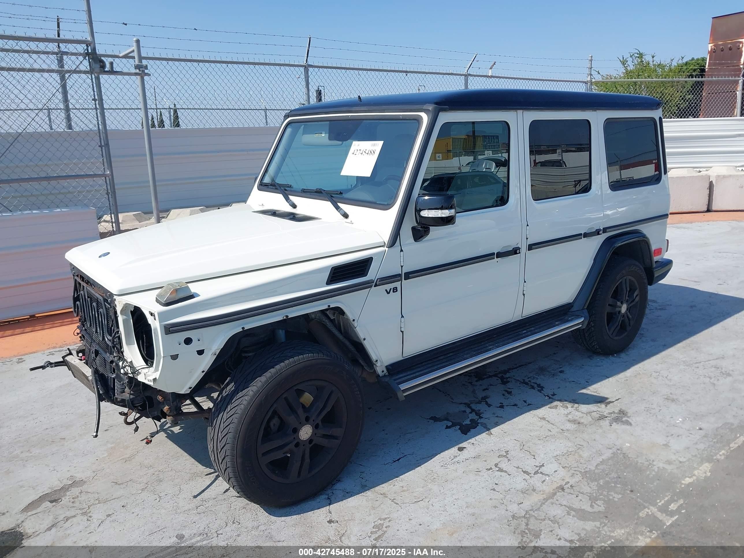 2010 Mercedes-benz G 550 4matic White vin: WDCYC3HF1AX184954