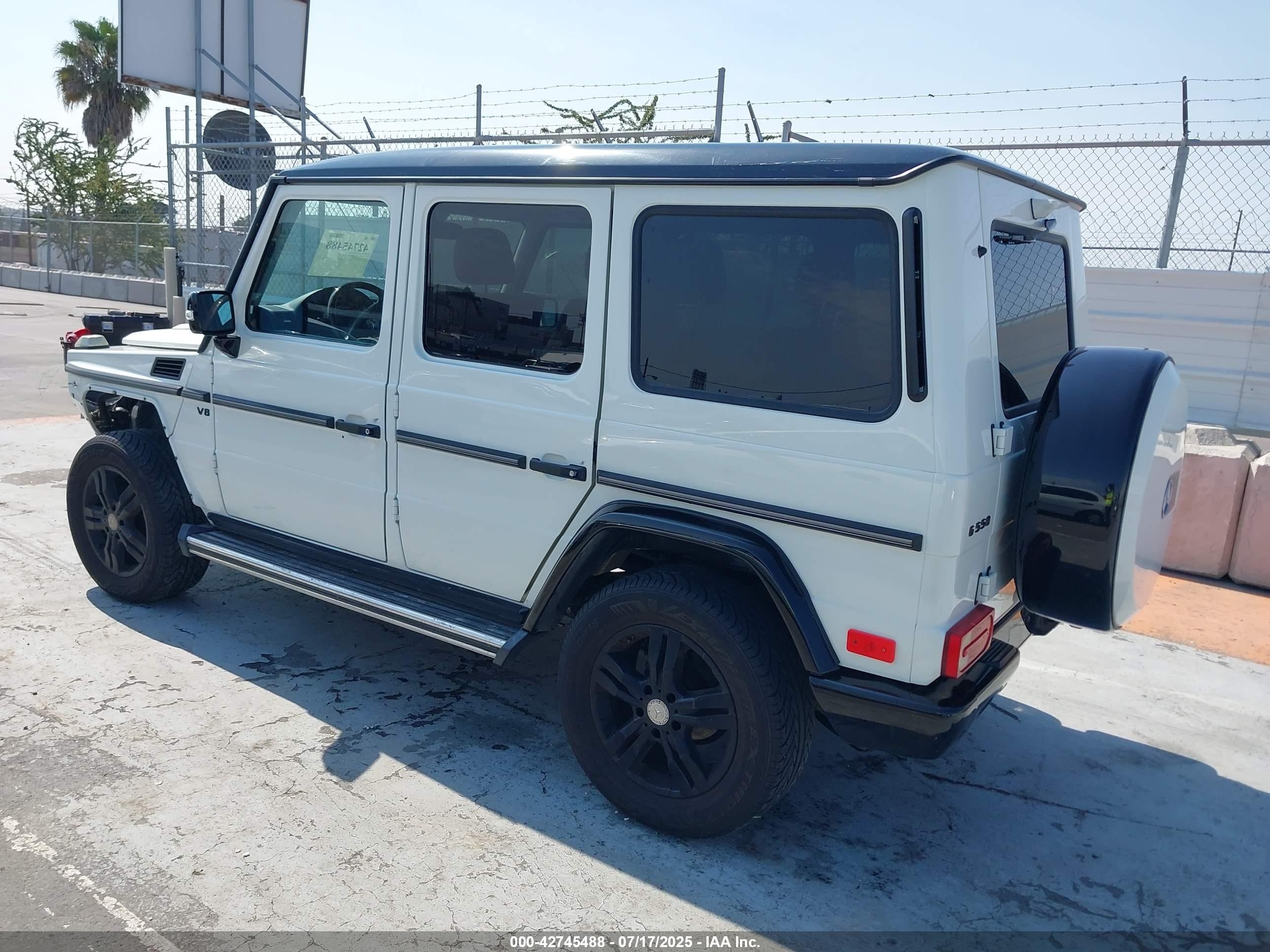 2010 Mercedes-benz G 550 4matic White vin: WDCYC3HF1AX184954