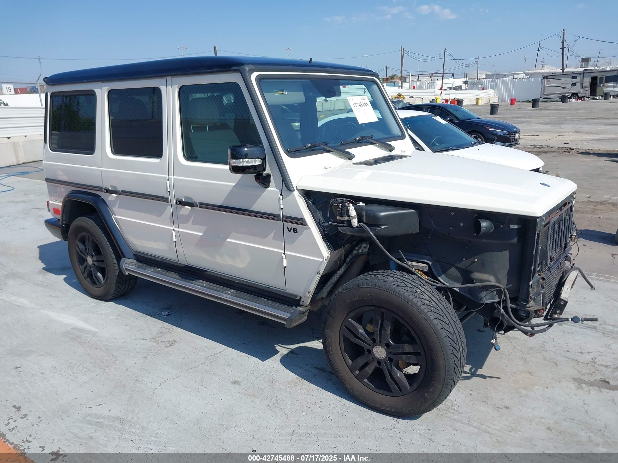 2010 Mercedes-benz G 550 4matic White vin: WDCYC3HF1AX184954