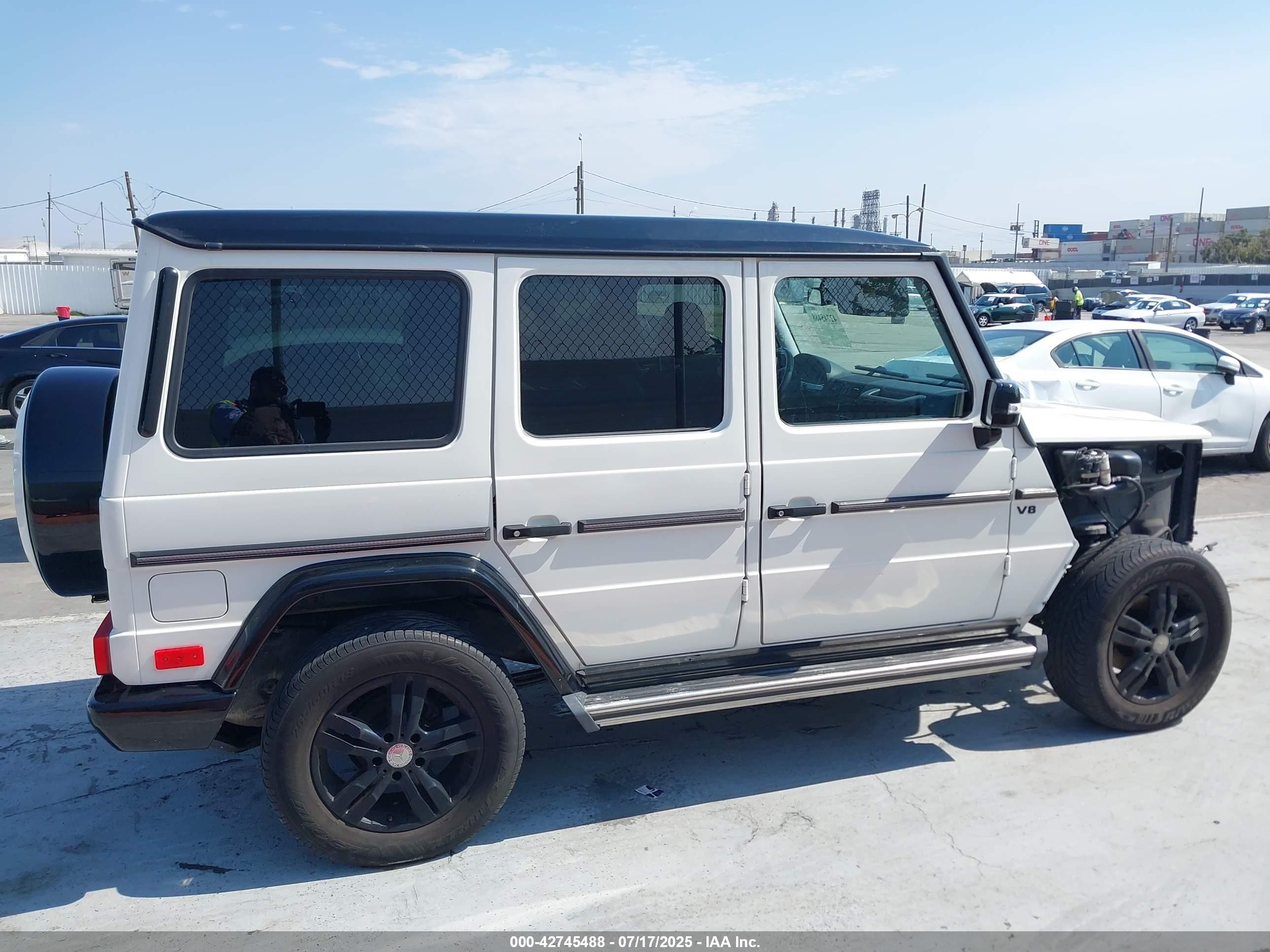 2010 Mercedes-benz G 550 4matic White vin: WDCYC3HF1AX184954