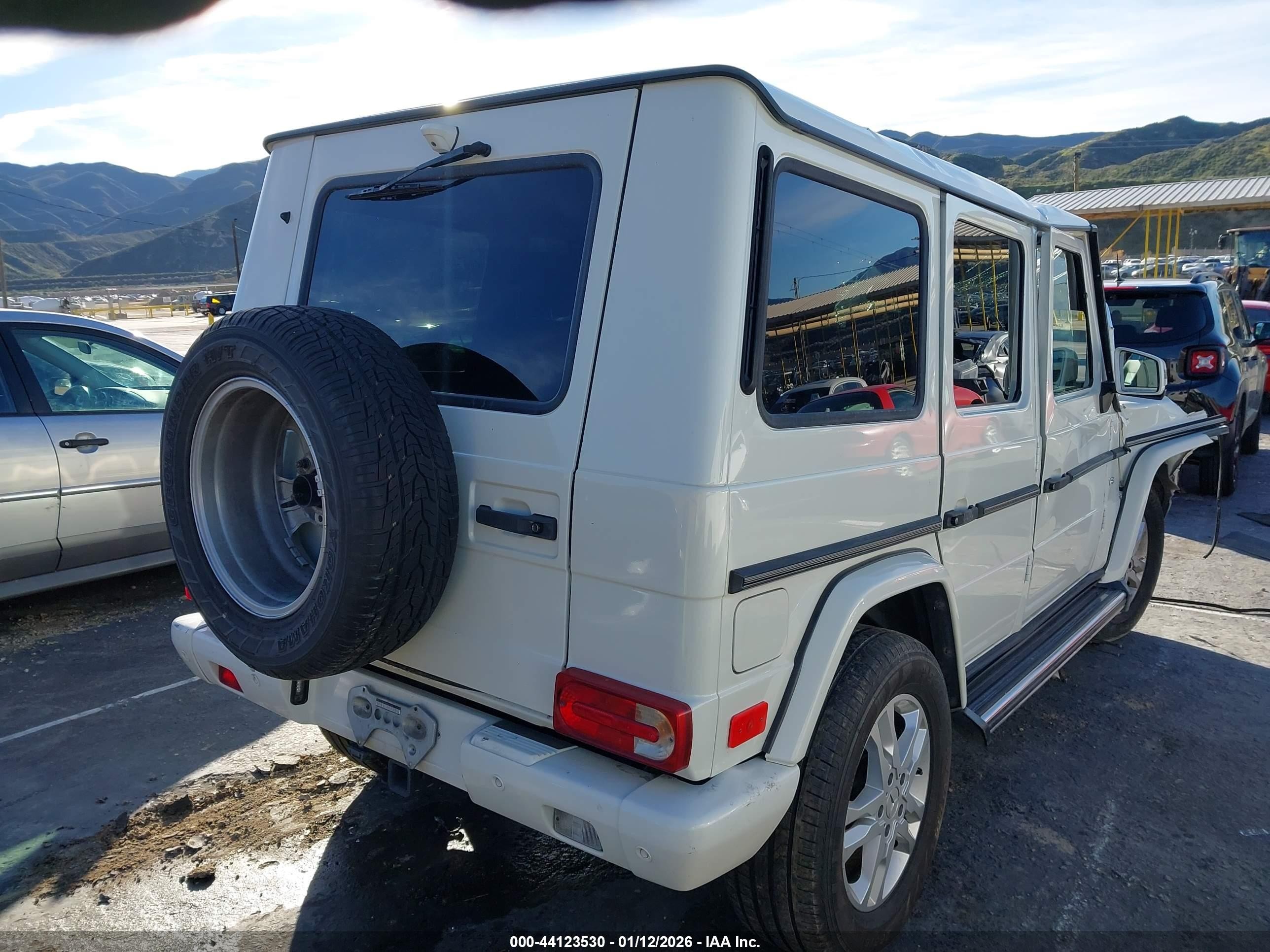 2013 Mercedes-benz G 550 4matic White vin: WDCYC3HF1DX201630
