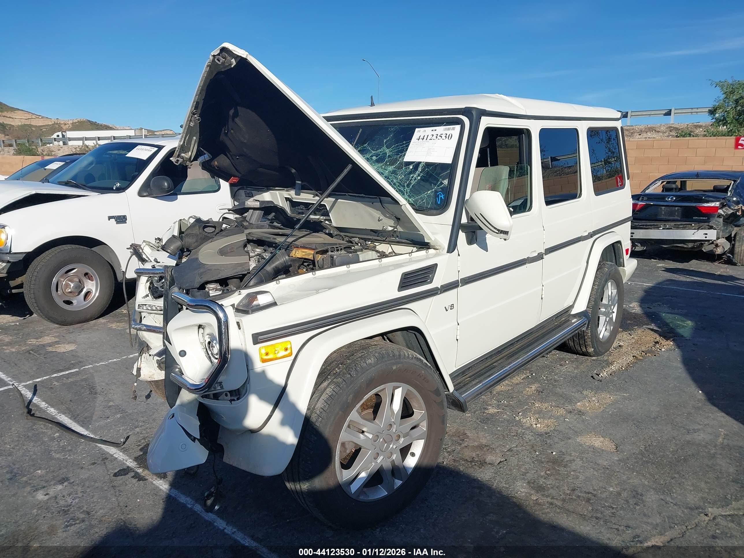 2013 Mercedes-benz G 550 4matic White vin: WDCYC3HF1DX201630