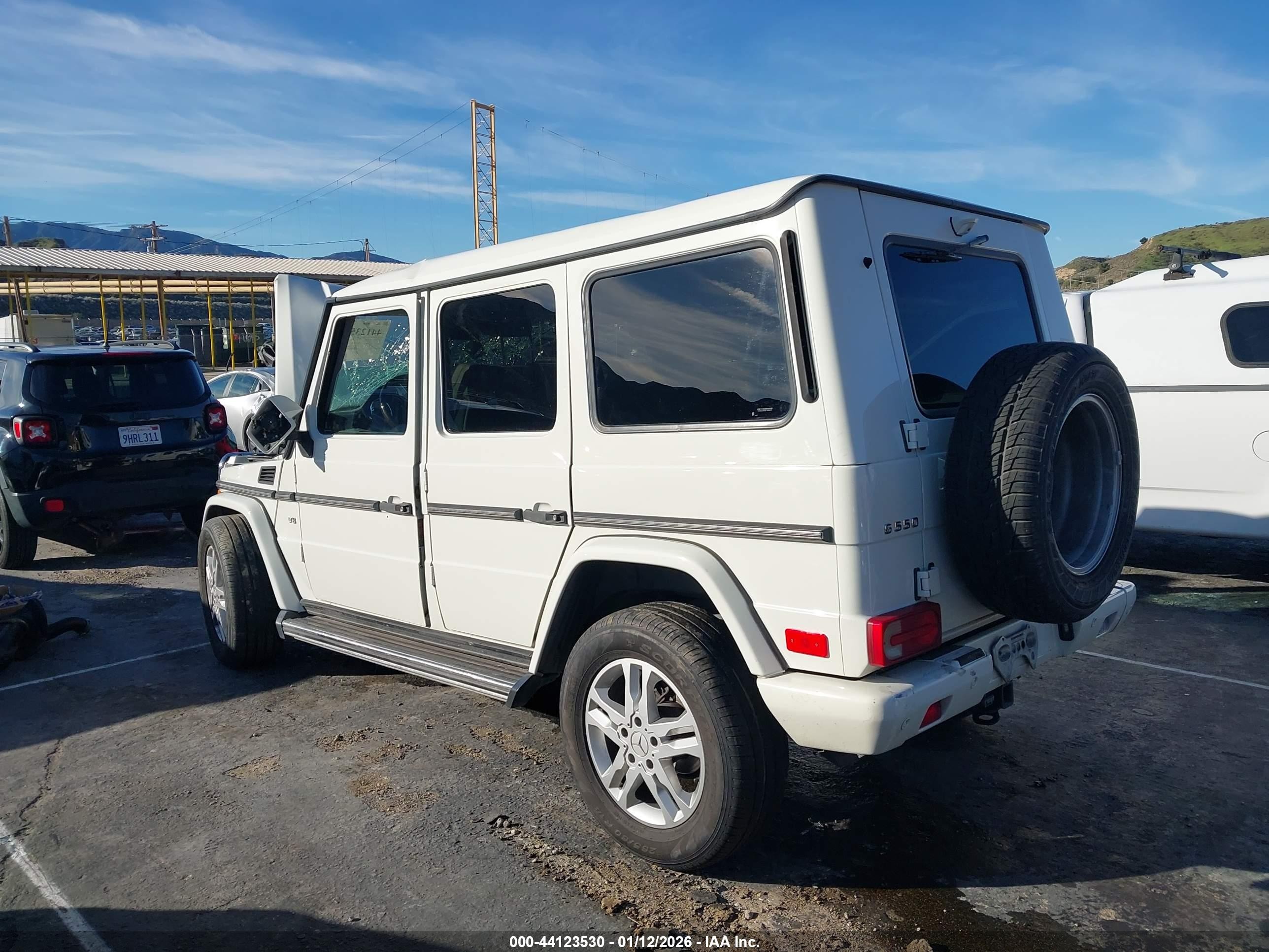 2013 Mercedes-benz G 550 4matic White vin: WDCYC3HF1DX201630
