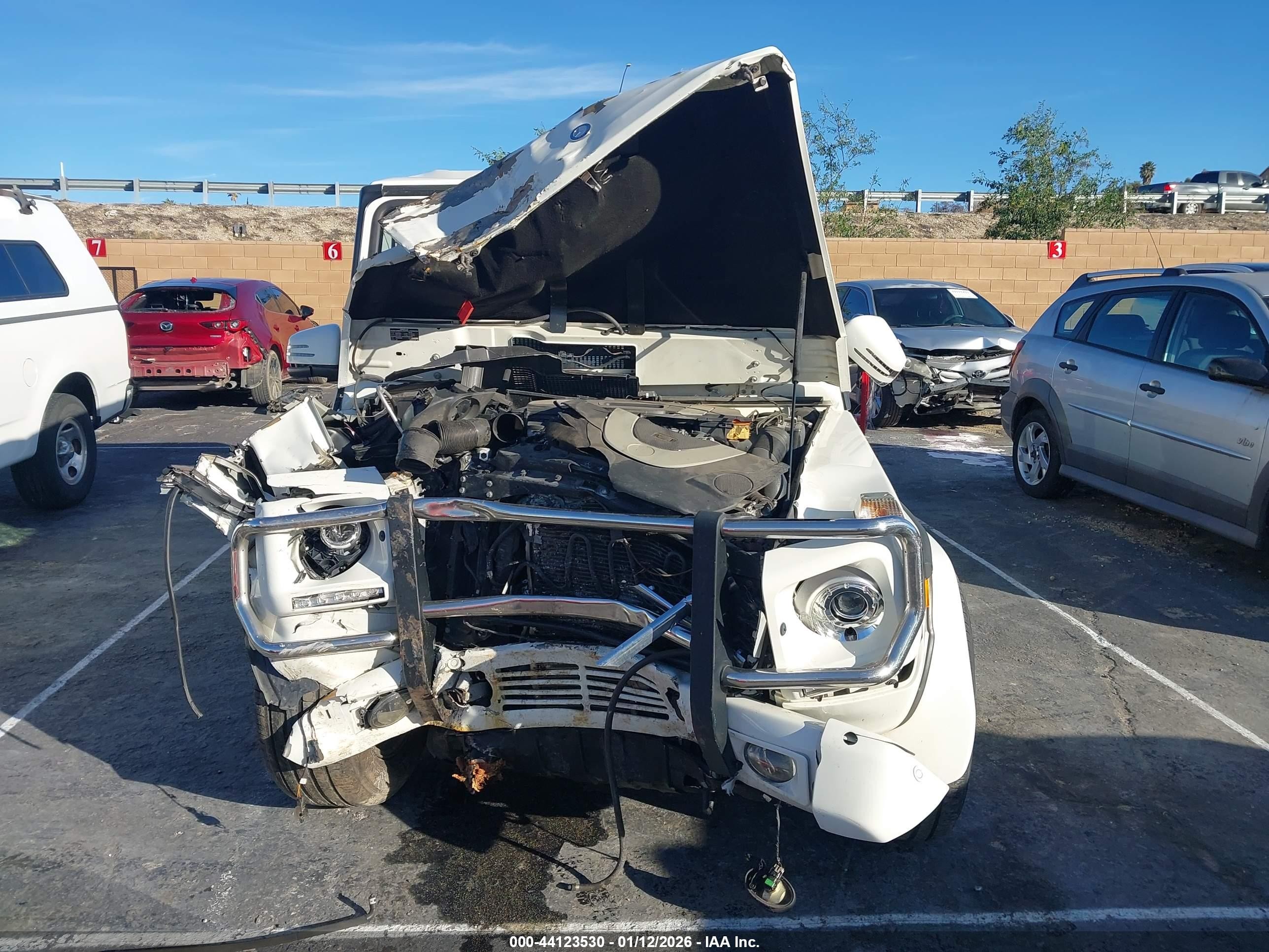 2013 Mercedes-benz G 550 4matic White vin: WDCYC3HF1DX201630