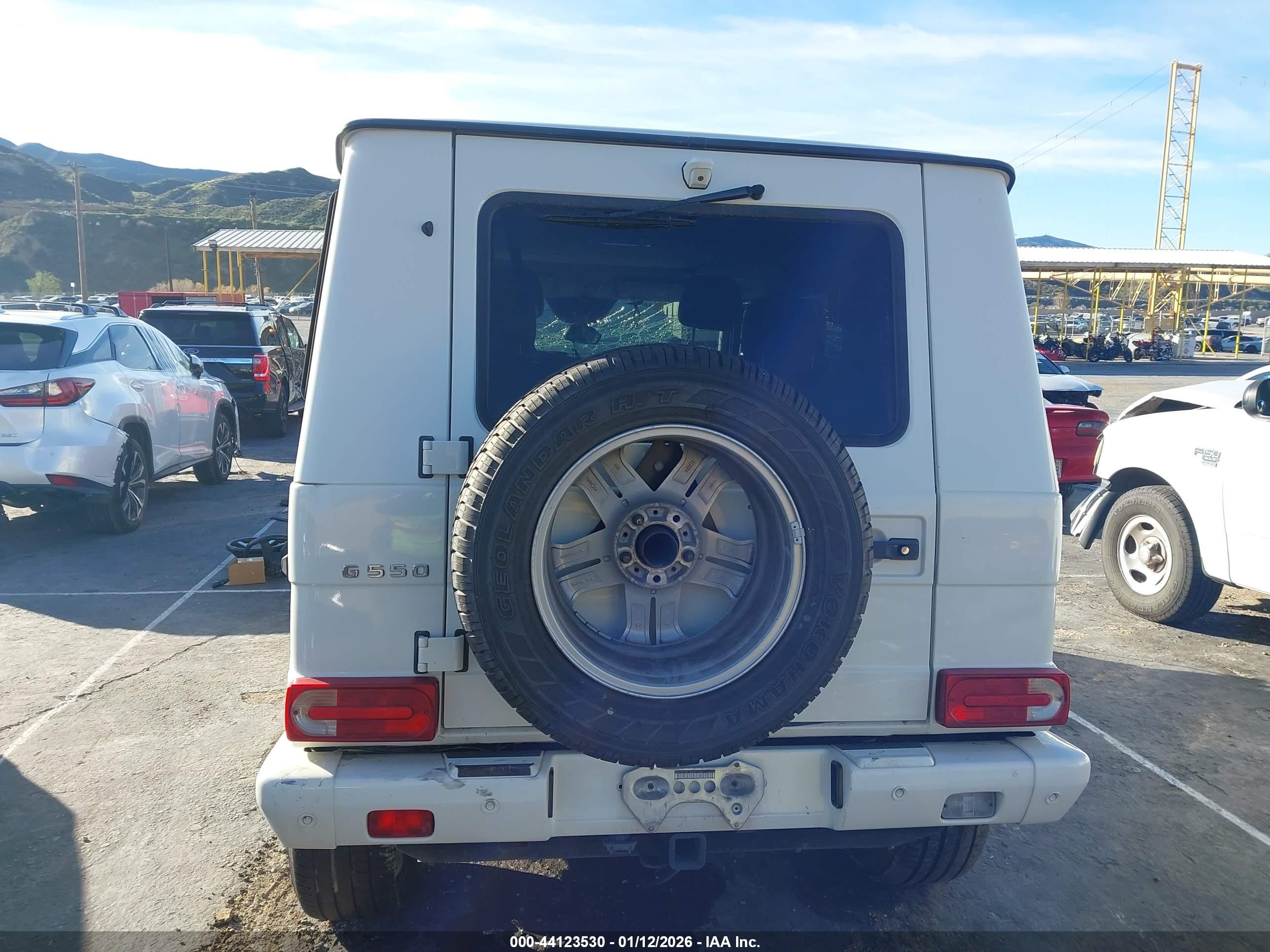 2013 Mercedes-benz G 550 4matic White vin: WDCYC3HF1DX201630