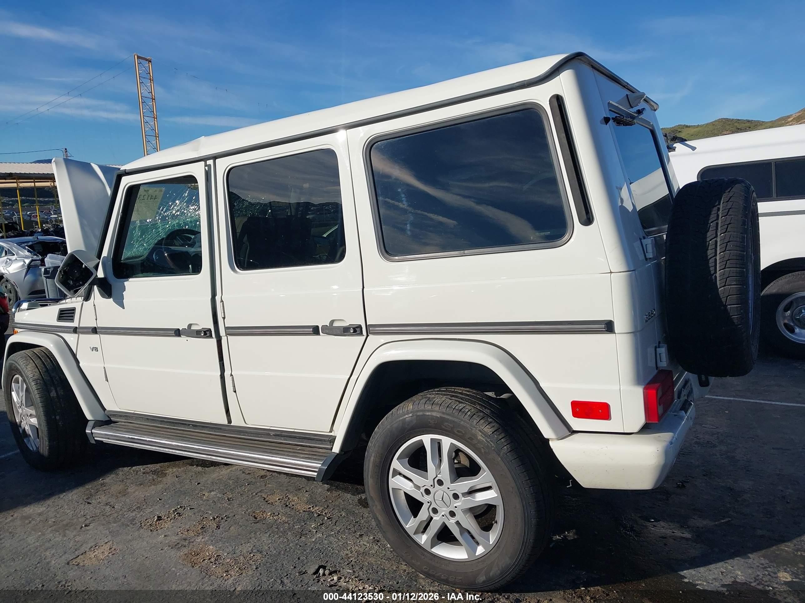 2013 Mercedes-benz G 550 4matic White vin: WDCYC3HF1DX201630