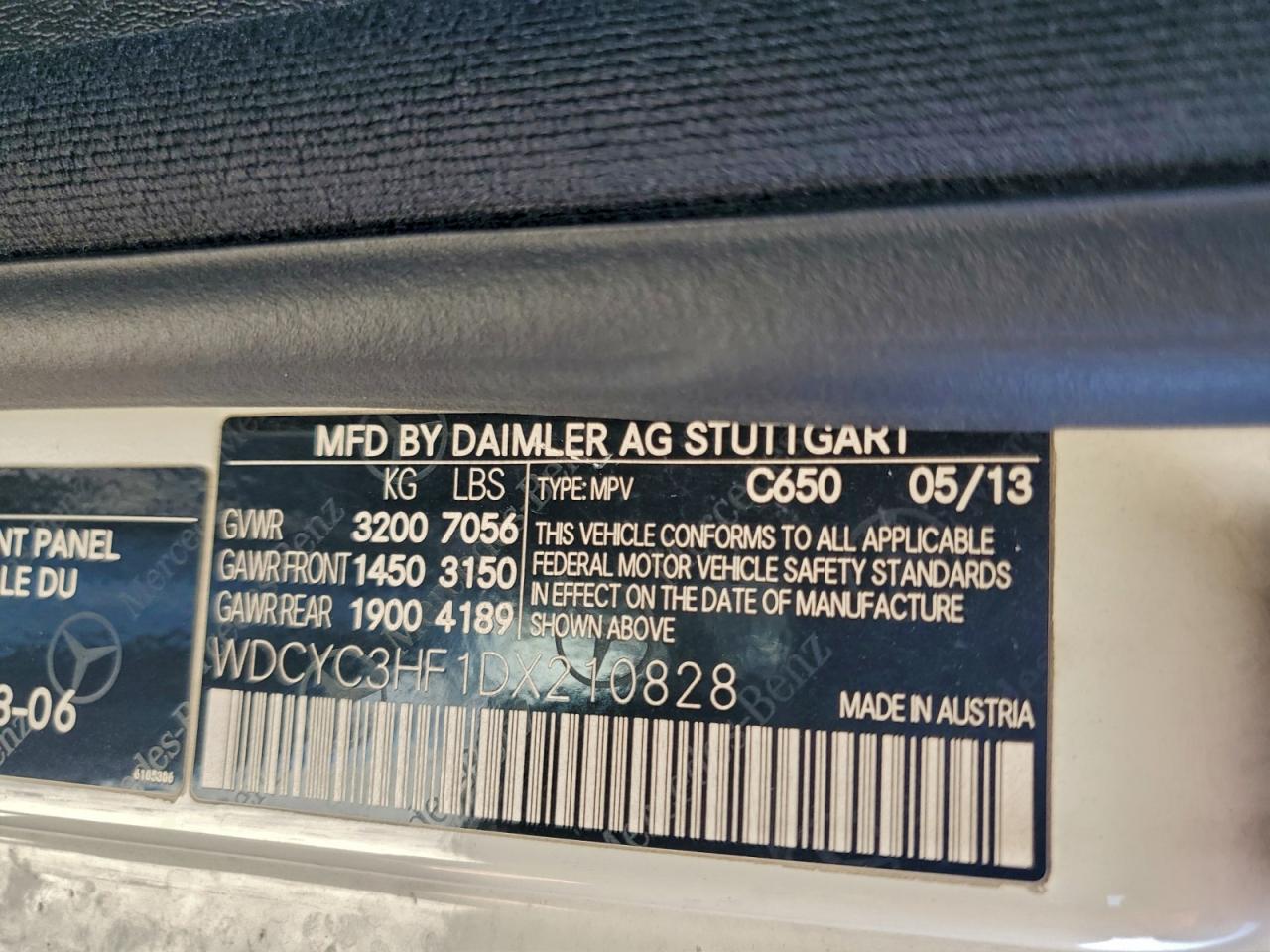 2013 Mercedes-benz G 550 Белый vin: WDCYC3HF1DX210828