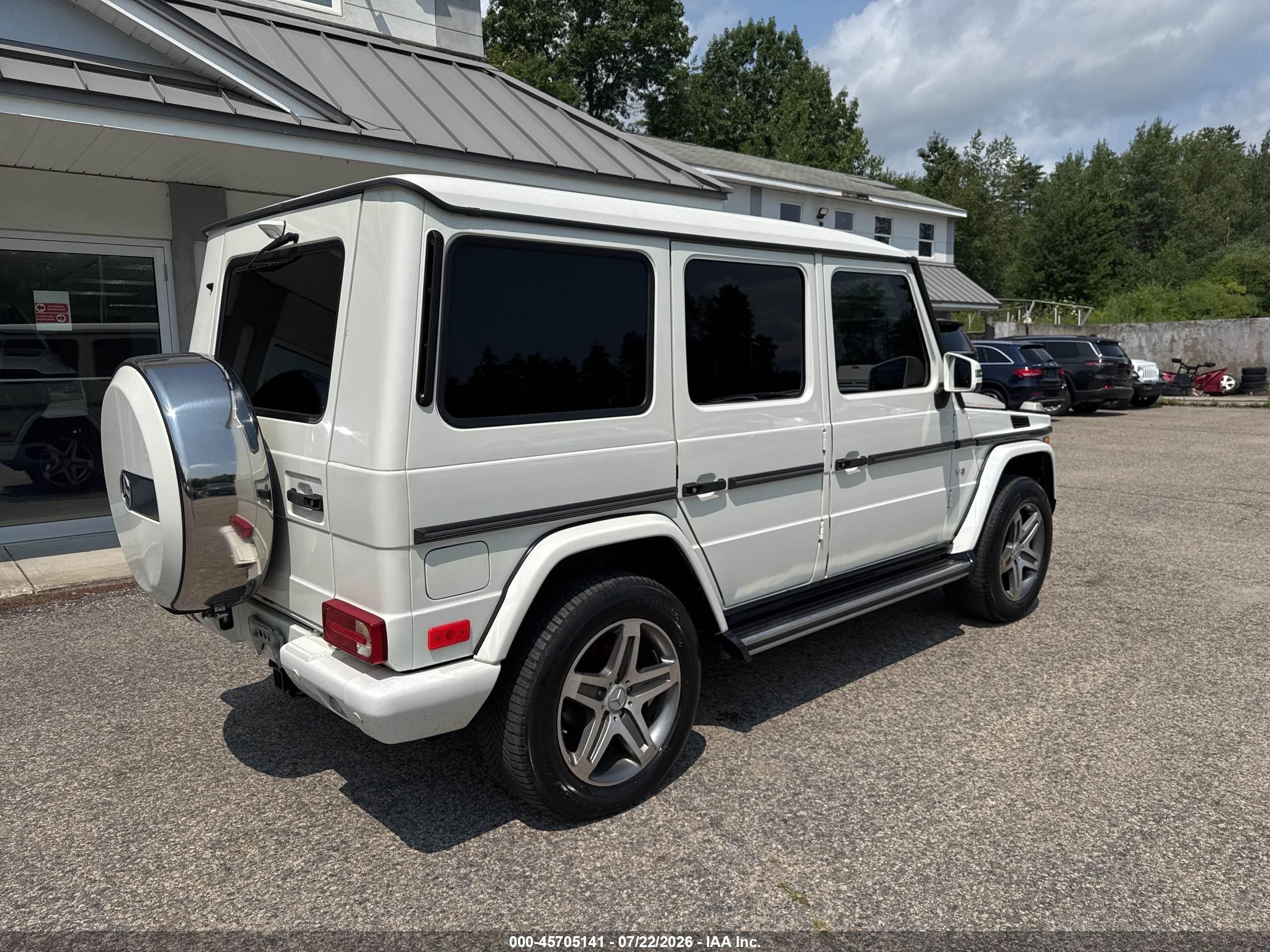 2013 Mercedes-benz G 550 4matic White vin: WDCYC3HF2DX200700