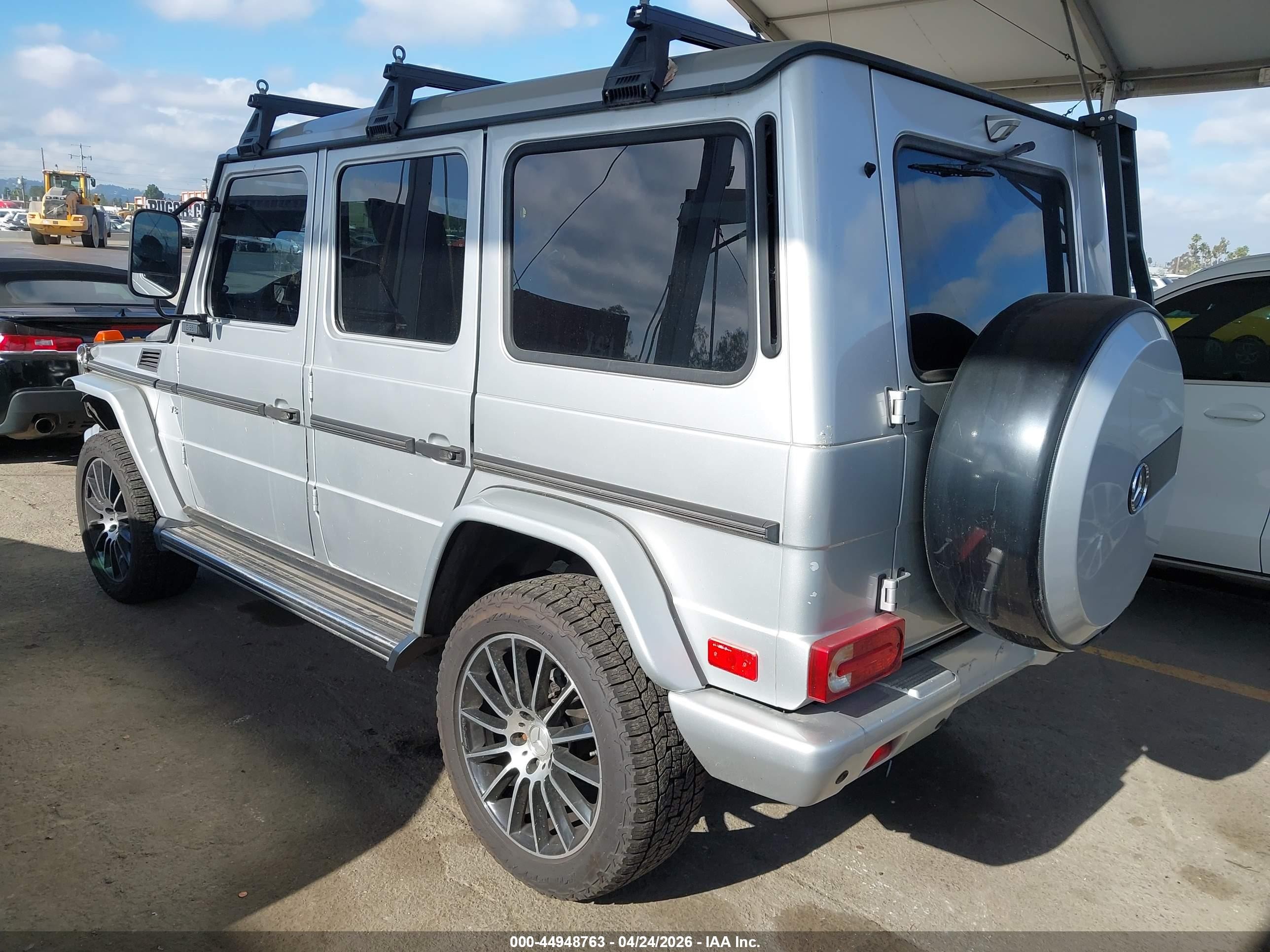 2010 Mercedes-benz G 550 4matic Silver vin: WDCYC3HF4AX183510