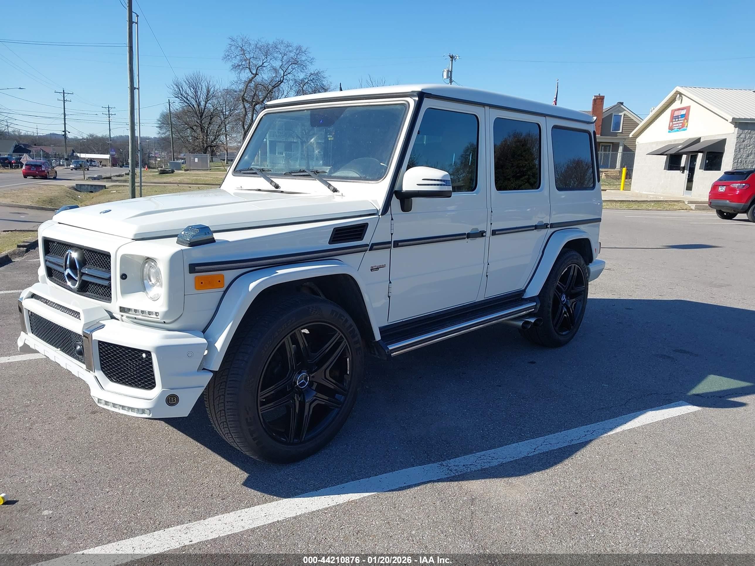 2013 Mercedes-benz G 550 4matic White vin: WDCYC3HF4DX202027