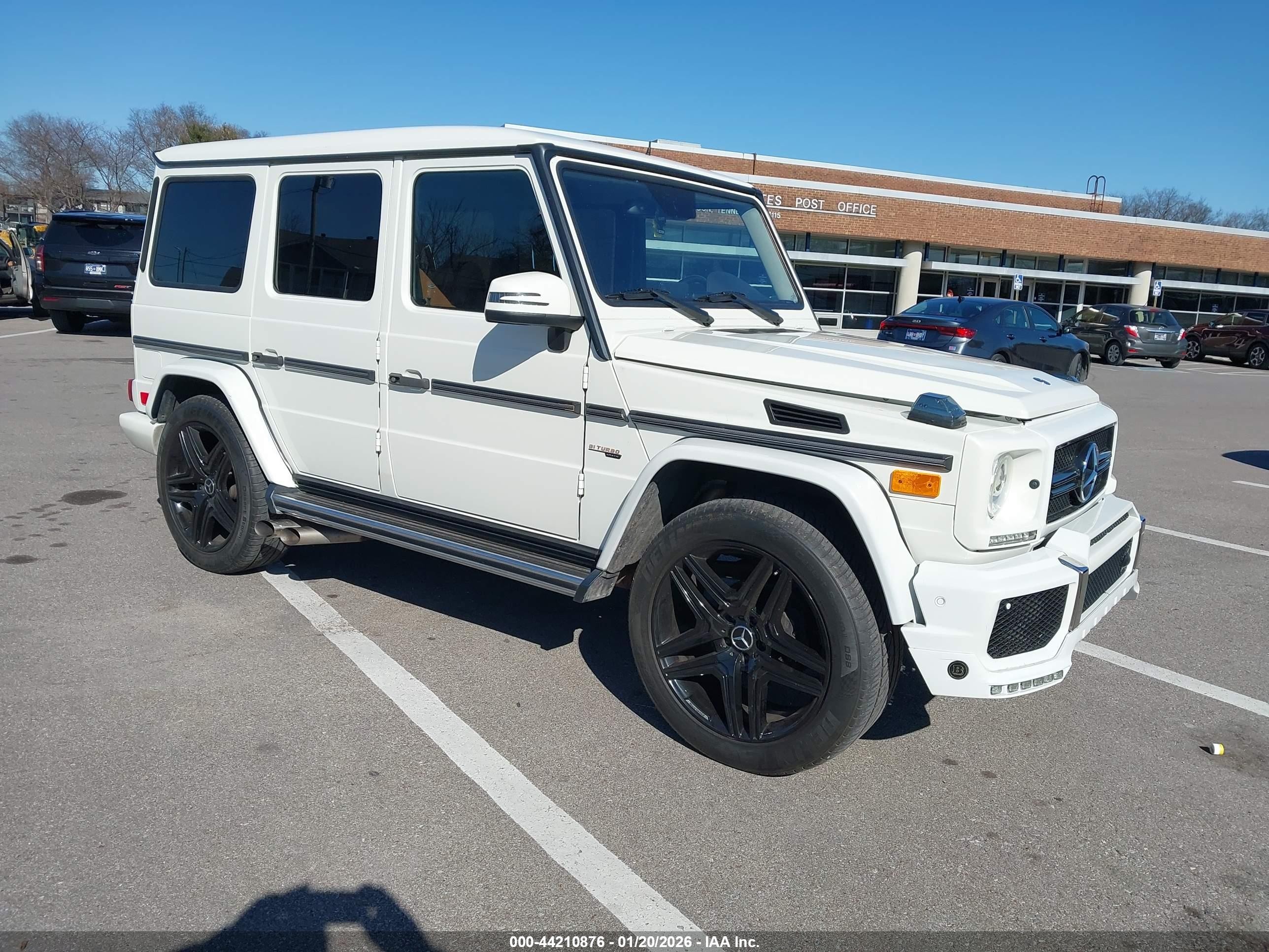 2013 Mercedes-benz G 550 4matic White vin: WDCYC3HF4DX202027