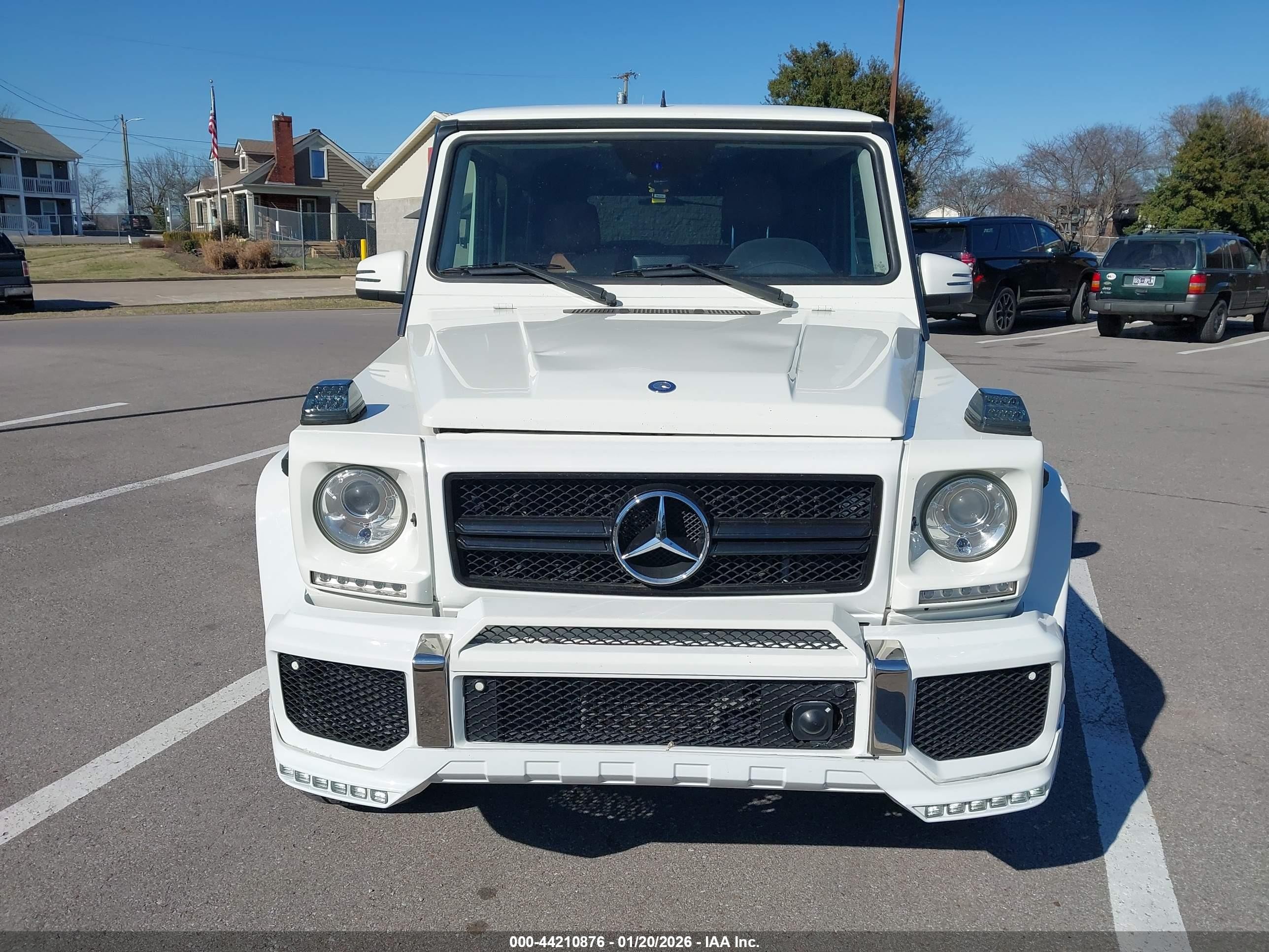2013 Mercedes-benz G 550 4matic White vin: WDCYC3HF4DX202027