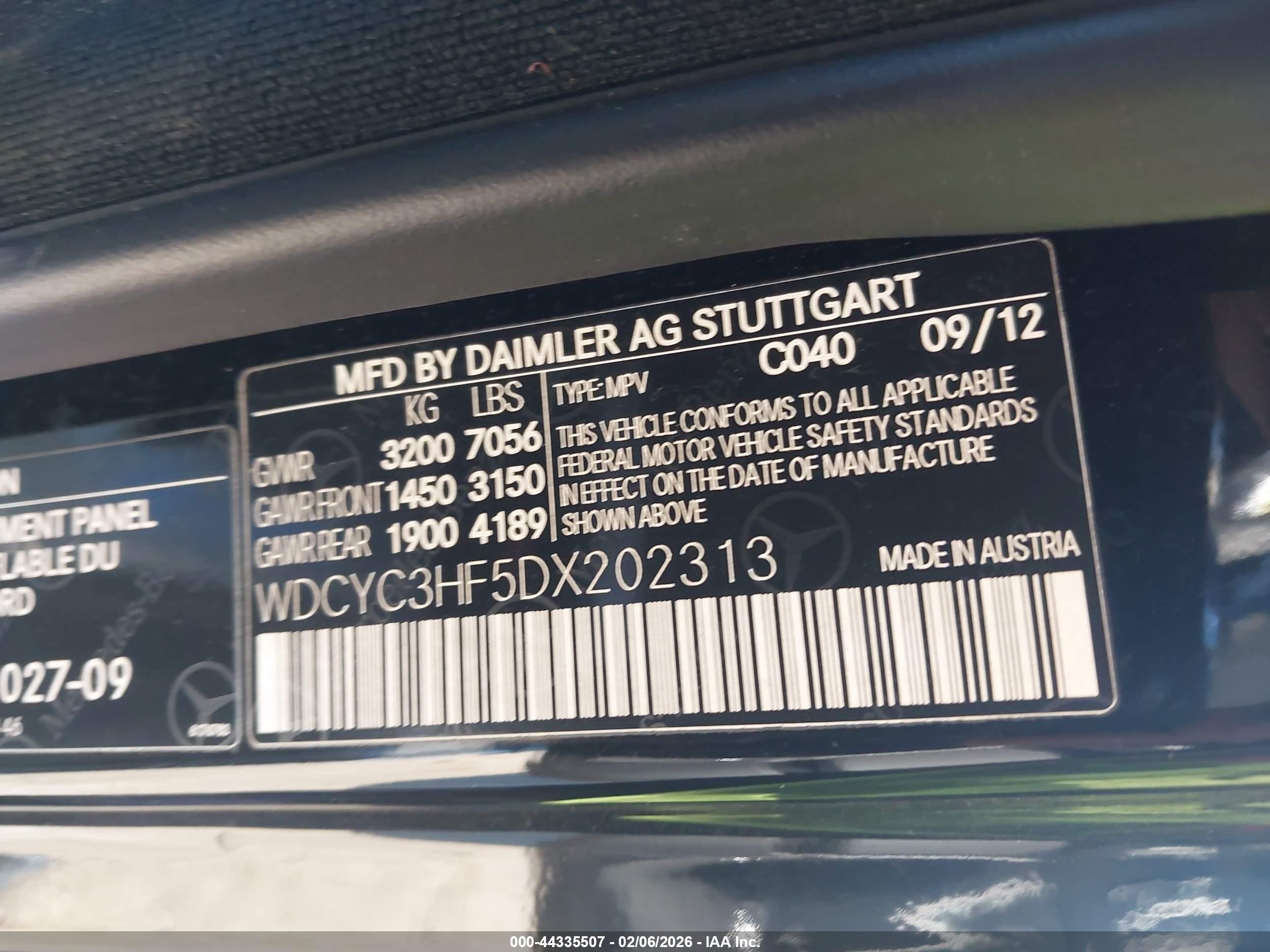 2013 Mercedes-benz G 550 4matic Черный vin: WDCYC3HF5DX202313