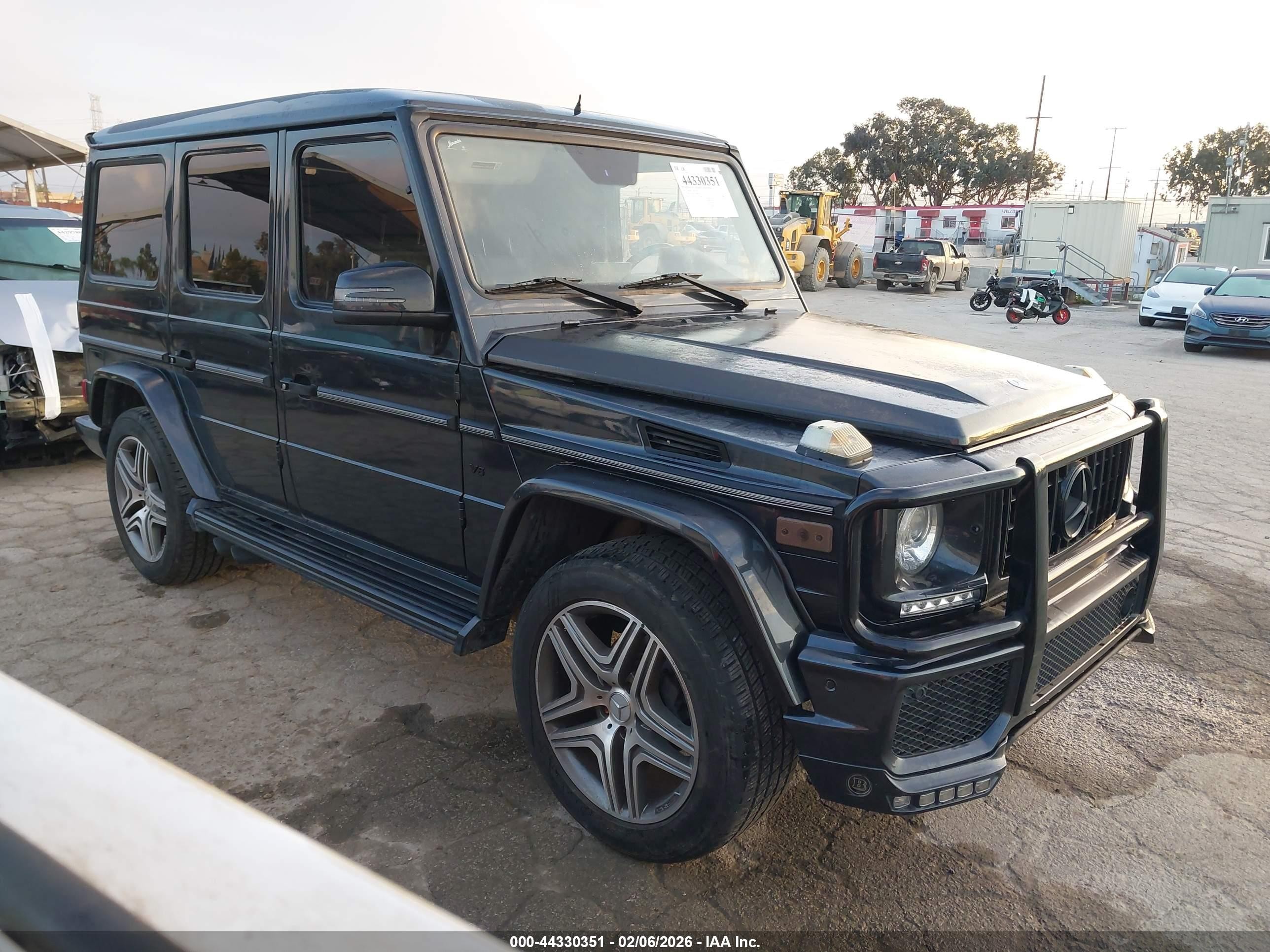 2013 Mercedes-benz G 550 4matic Черный vin: WDCYC3HF5DX202490