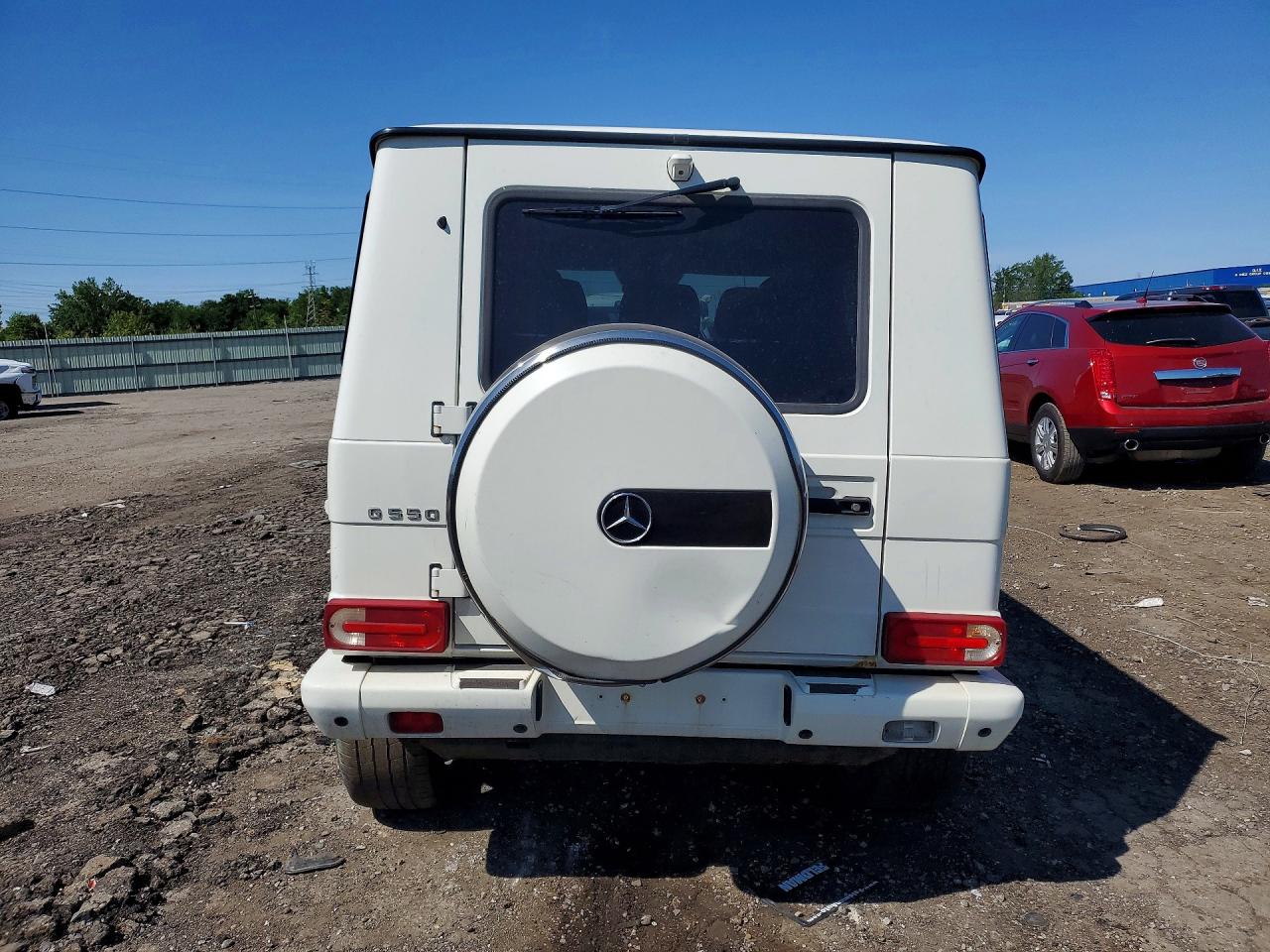 2011 Mercedes-benz G 550 White vin: WDCYC3HF6BX190945