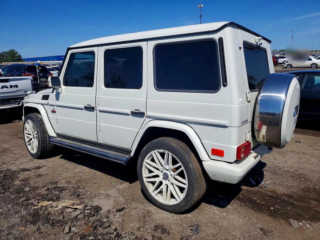 2011 Mercedes-benz G 550 White vin: WDCYC3HF6BX190945