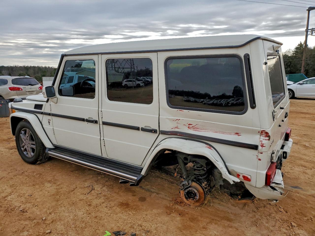 2012 Mercedes-benz G 550 White vin: WDCYC3HF6CX196178