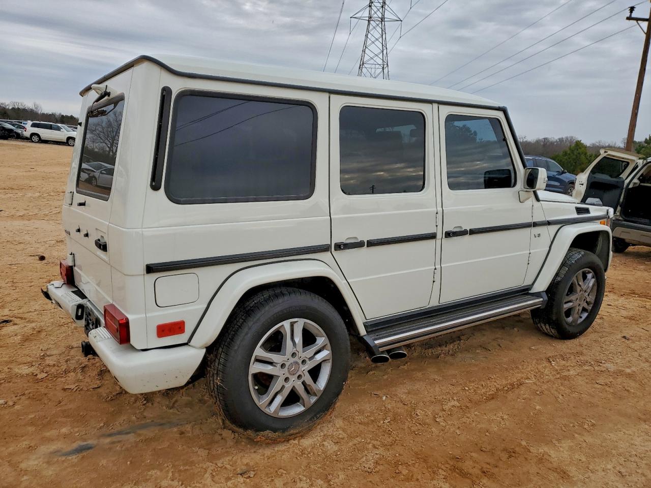 2012 Mercedes-benz G 550 White vin: WDCYC3HF6CX196178