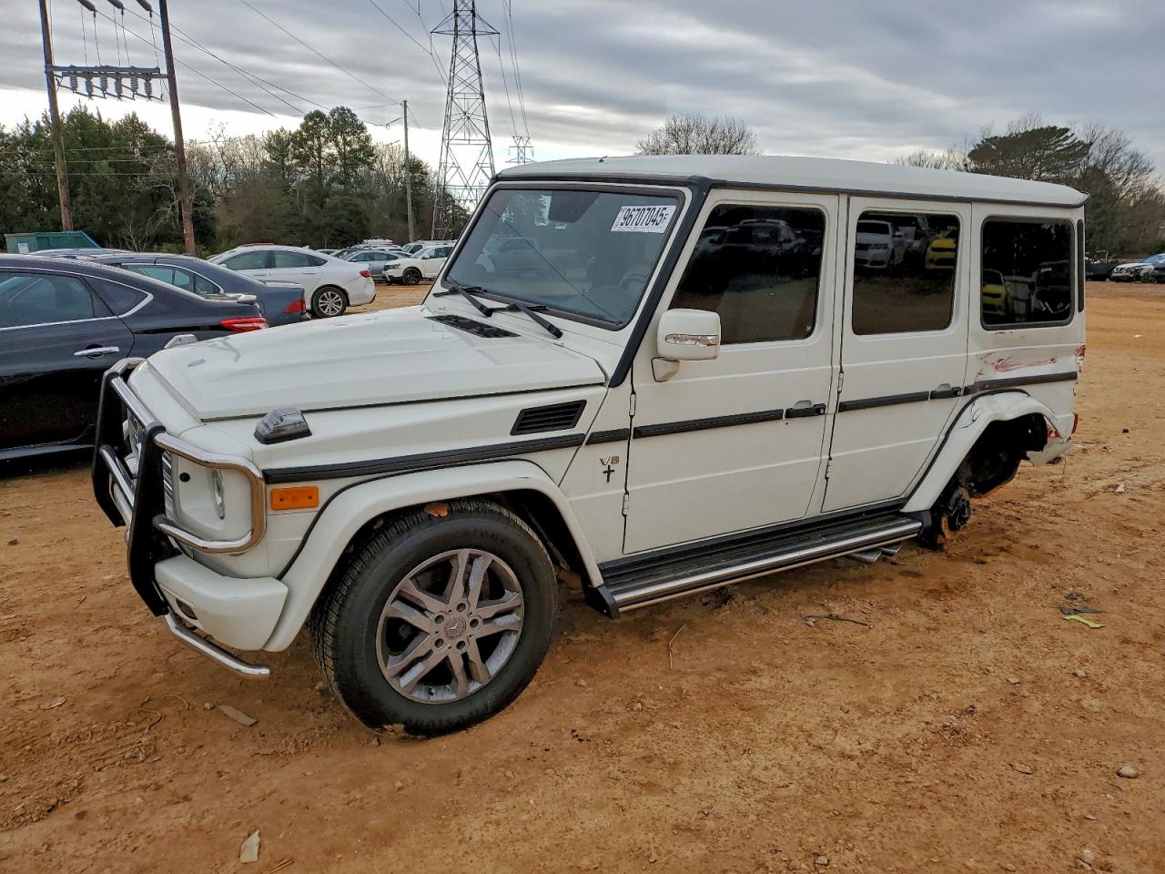 2012 Mercedes-benz G 550 White vin: WDCYC3HF6CX196178