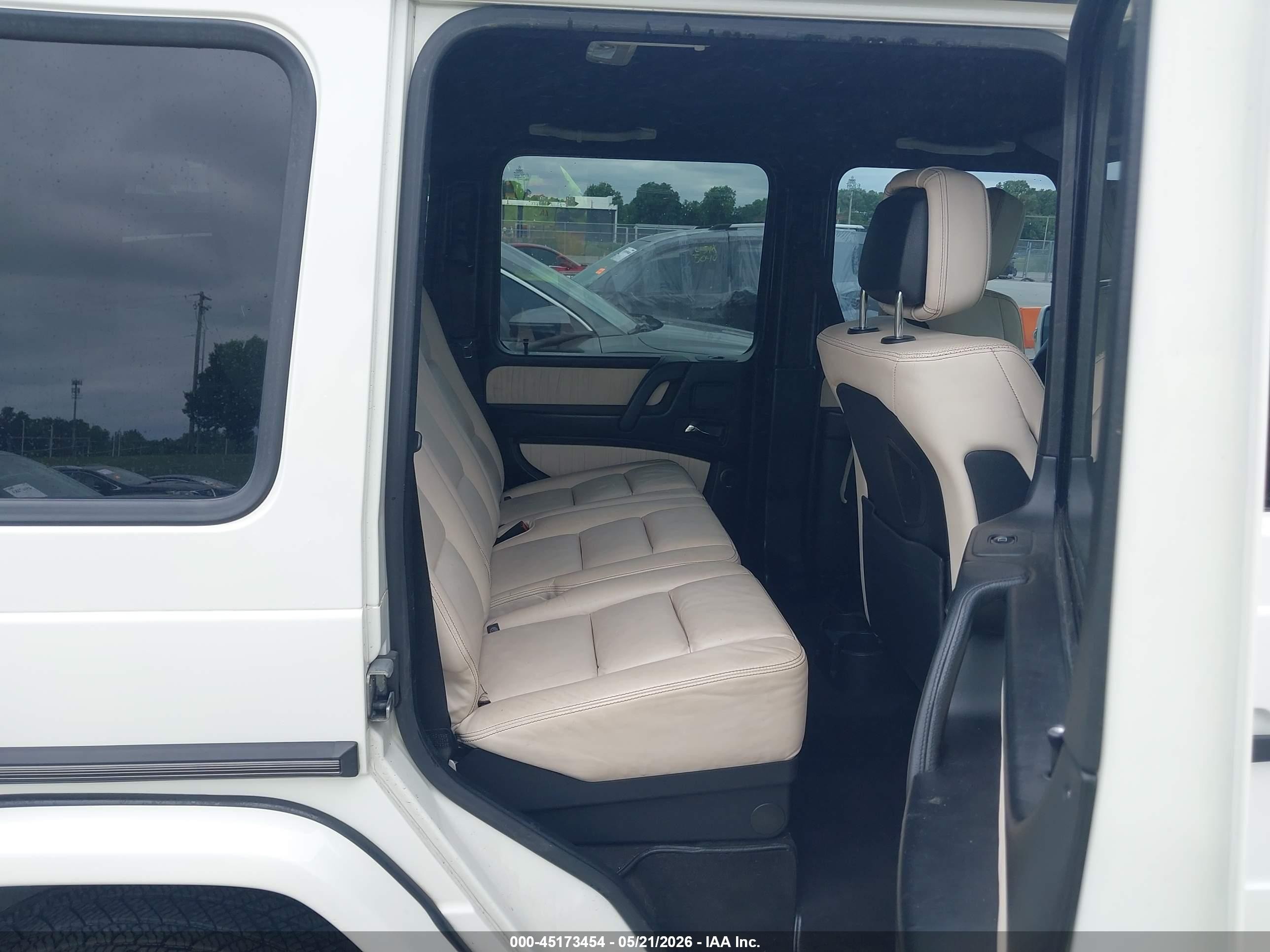 2012 Mercedes-benz G 550 4matic Белый vin: WDCYC3HF6CX196360
