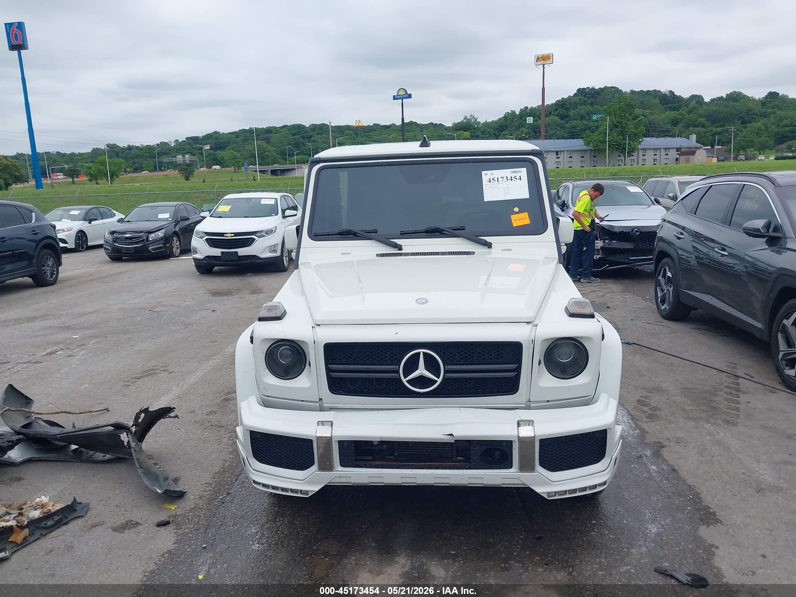 2012 Mercedes-benz G 550 4matic Белый vin: WDCYC3HF6CX196360
