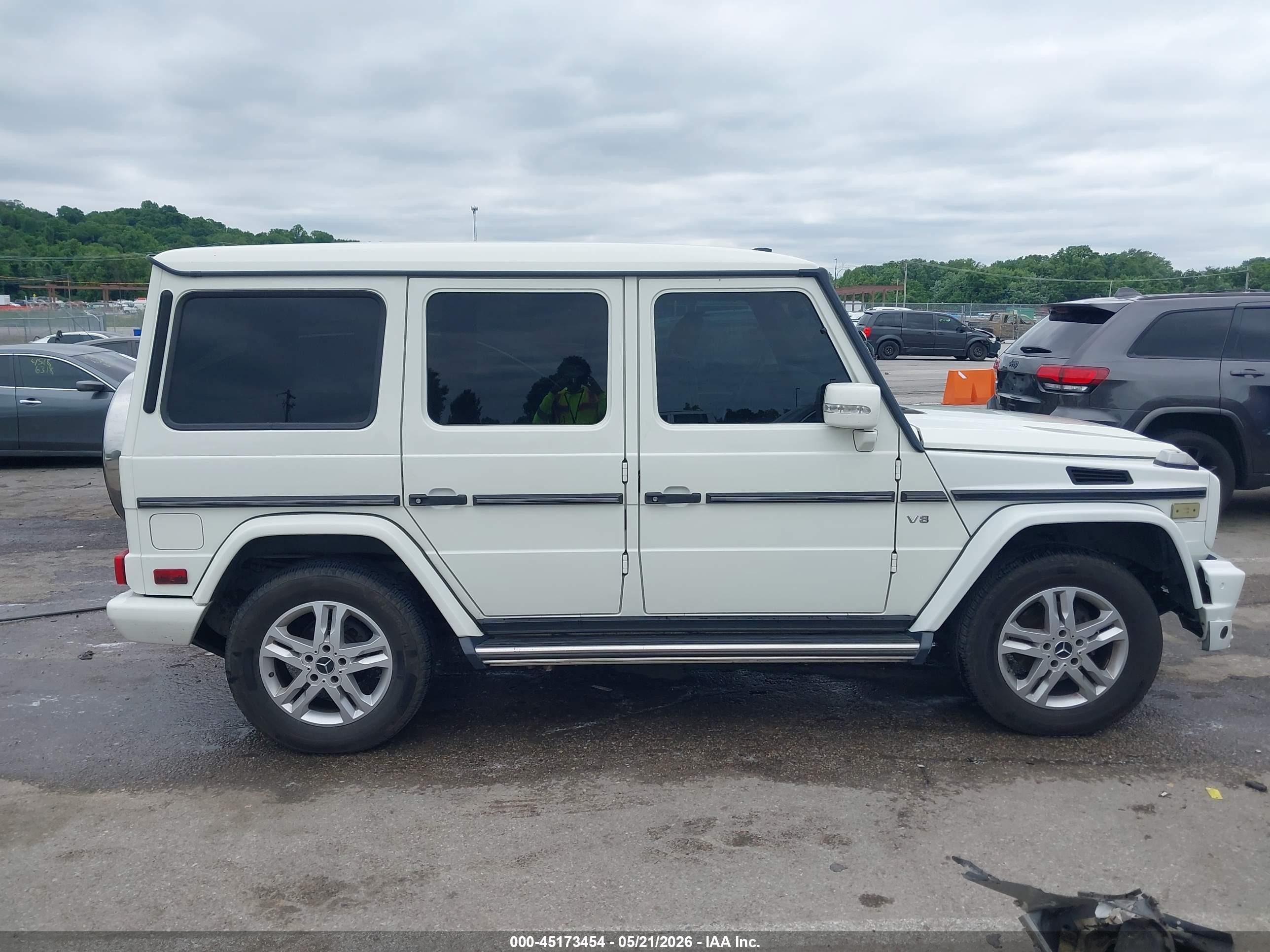 2012 Mercedes-benz G 550 4matic Белый vin: WDCYC3HF6CX196360