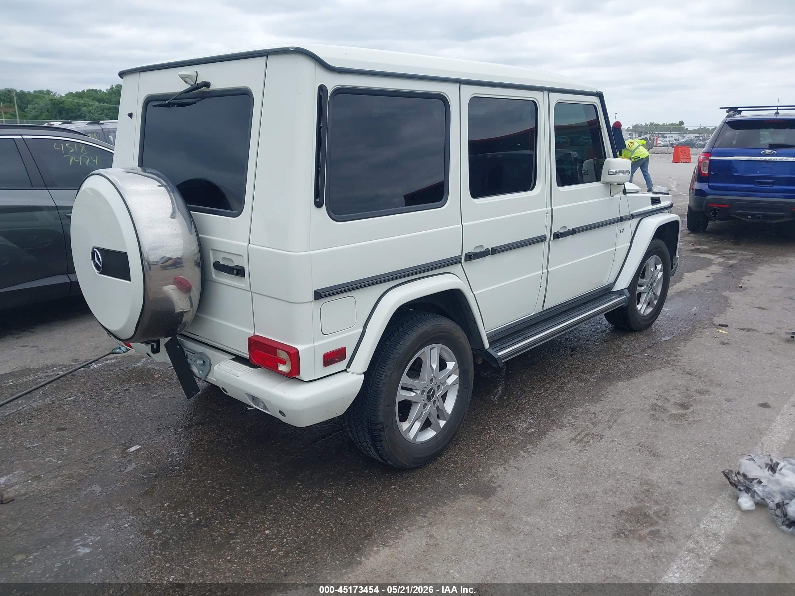 2012 Mercedes-benz G 550 4matic Белый vin: WDCYC3HF6CX196360