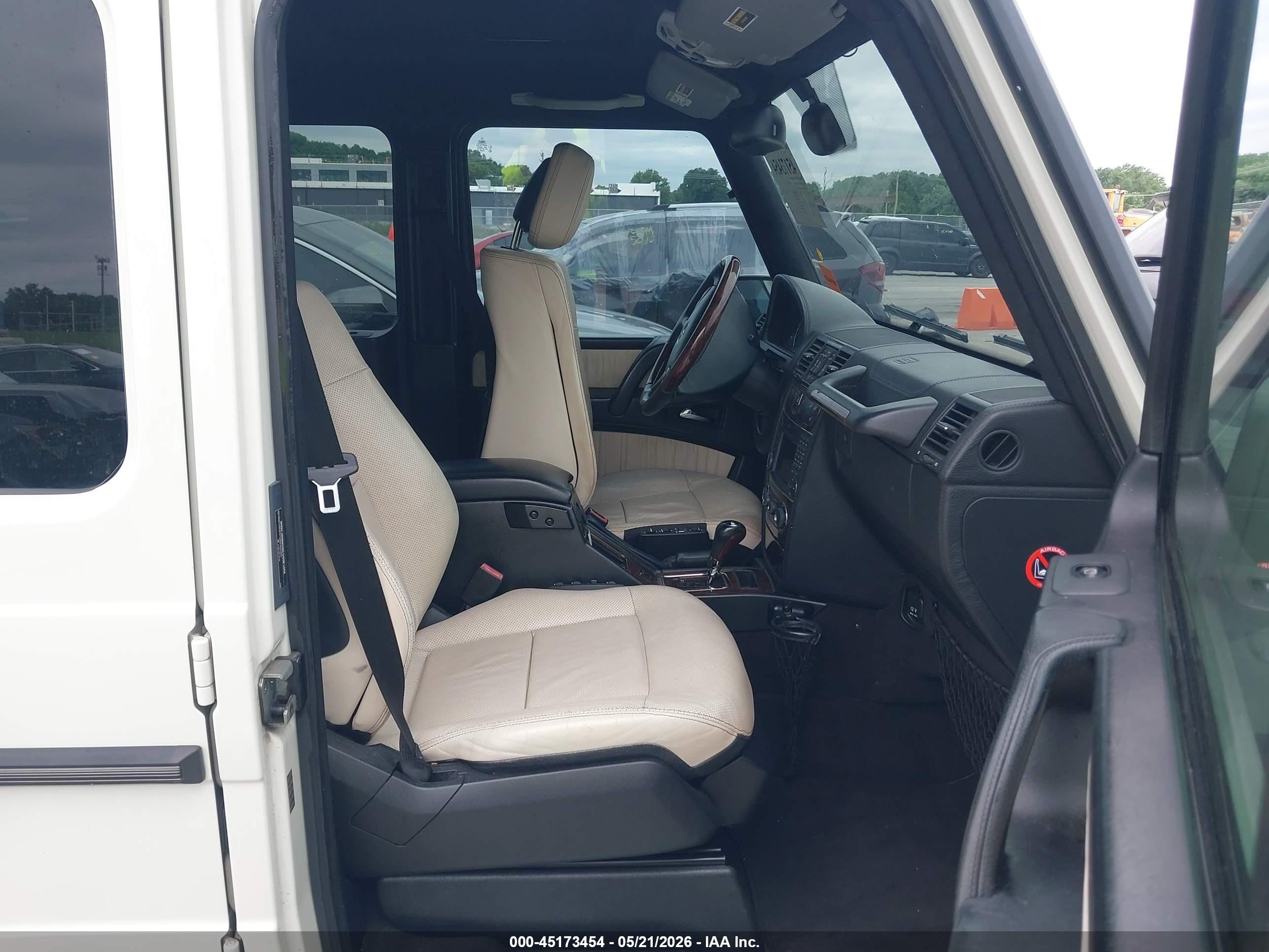 2012 Mercedes-benz G 550 4matic Белый vin: WDCYC3HF6CX196360