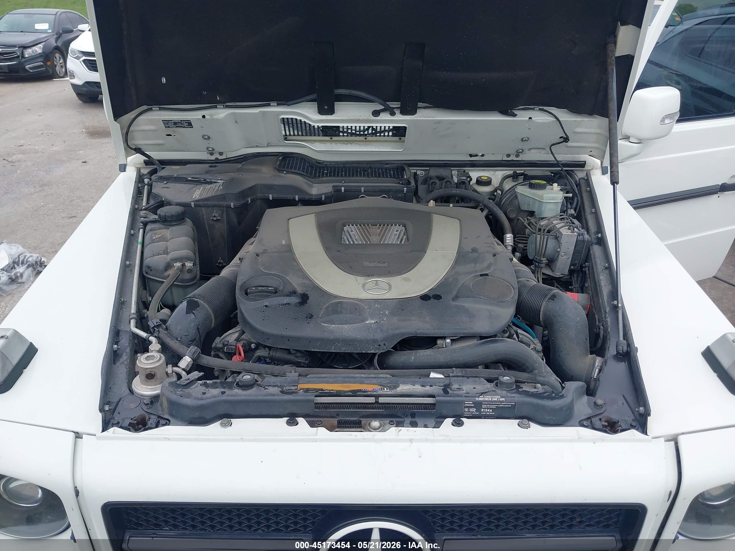 2012 Mercedes-benz G 550 4matic Белый vin: WDCYC3HF6CX196360