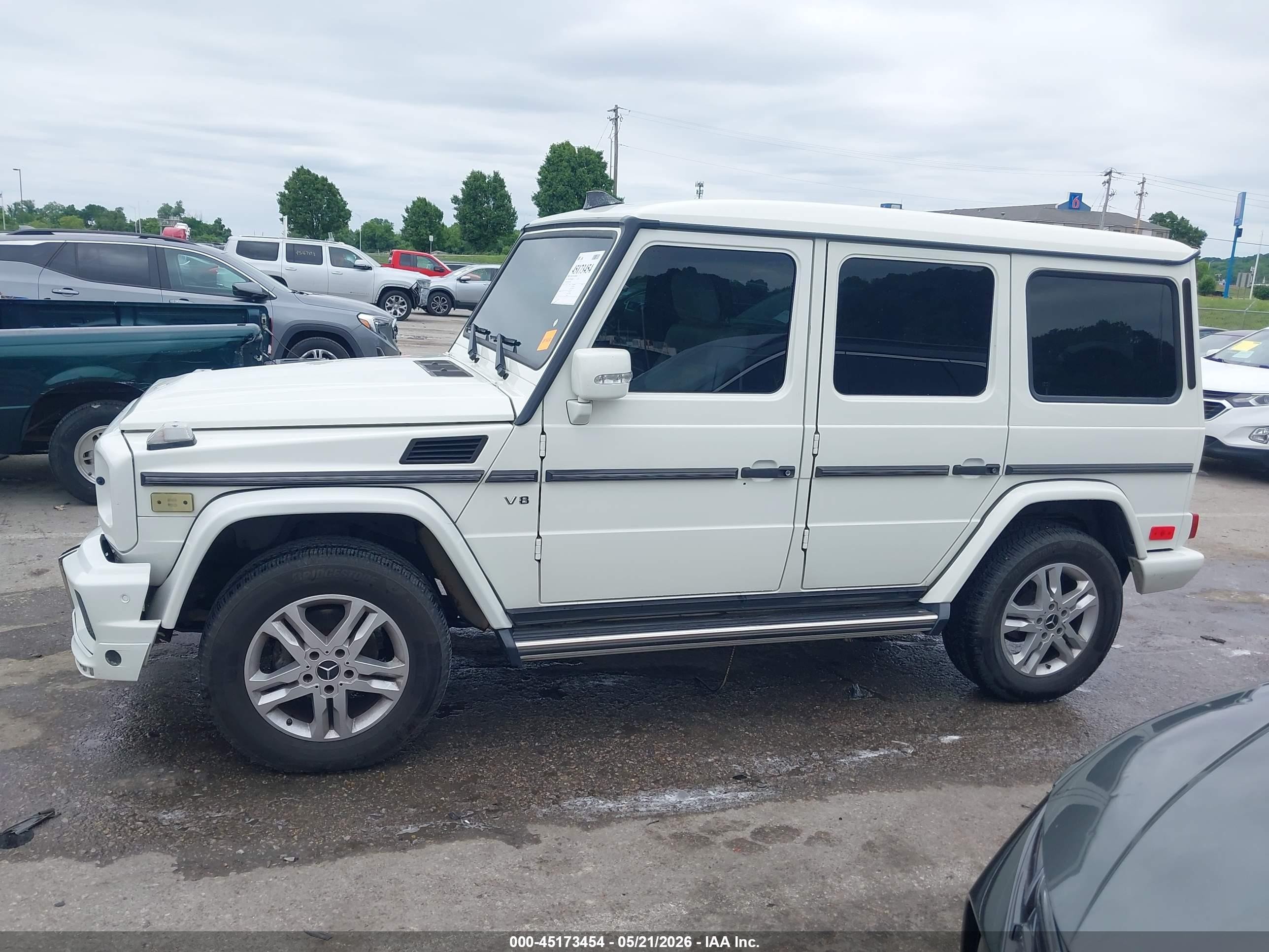 2012 Mercedes-benz G 550 4matic Белый vin: WDCYC3HF6CX196360