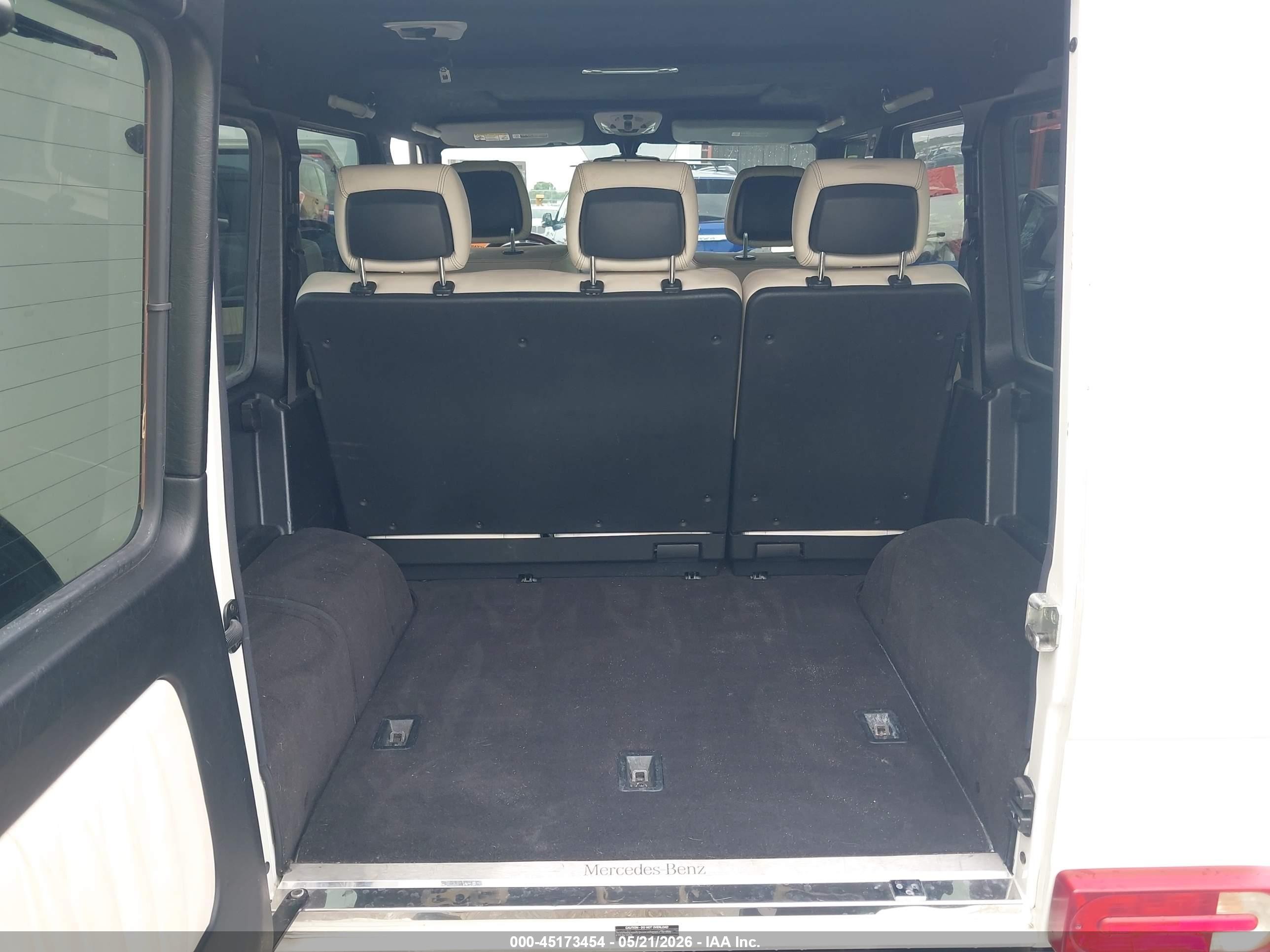 2012 Mercedes-benz G 550 4matic Белый vin: WDCYC3HF6CX196360