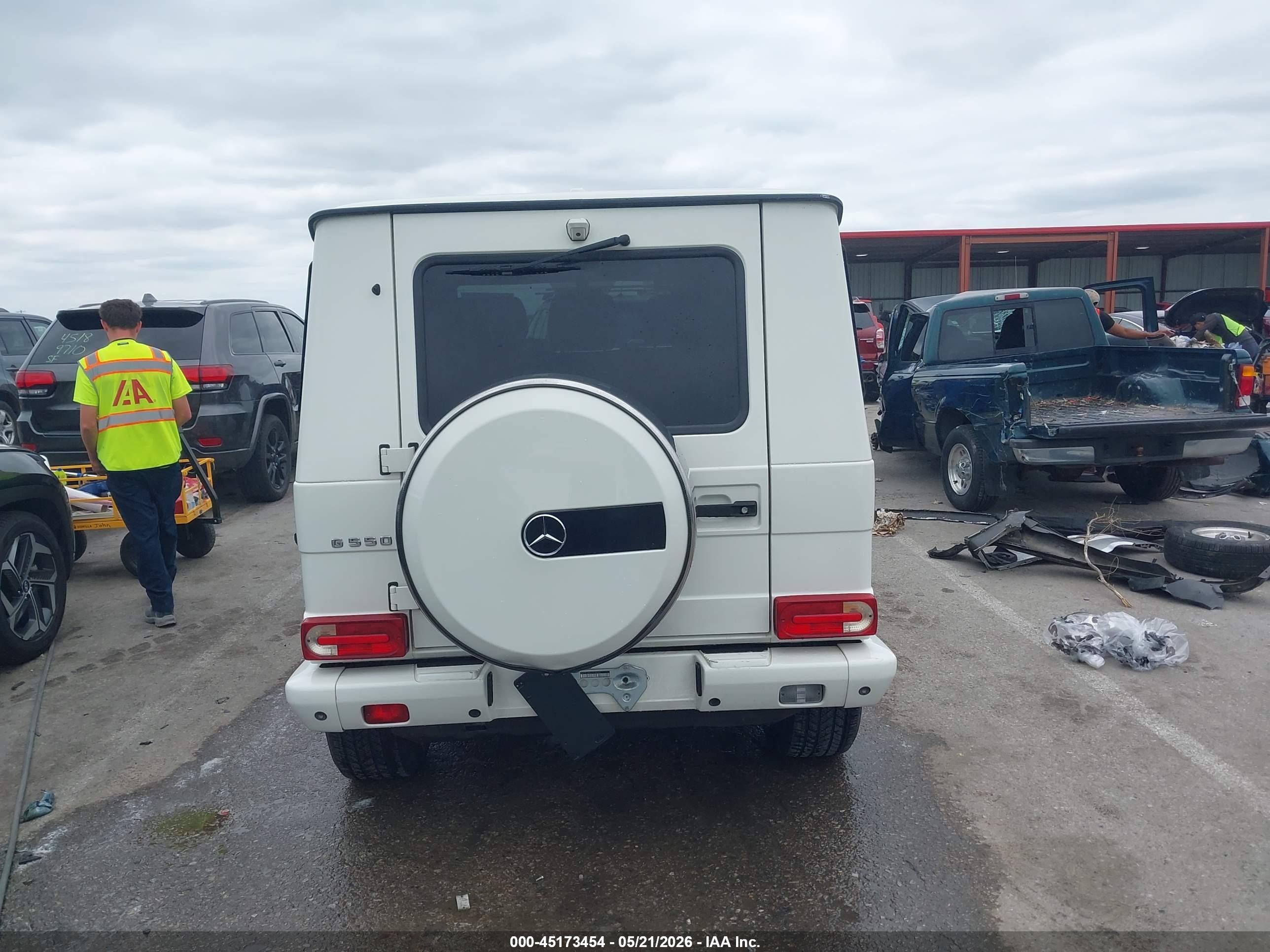 2012 Mercedes-benz G 550 4matic Белый vin: WDCYC3HF6CX196360