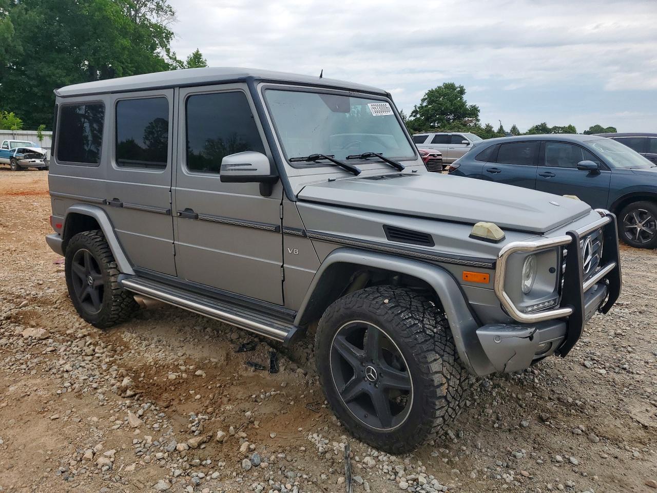 2014 Mercedes-benz G 550 Silver vin: WDCYC3HF7EX226565