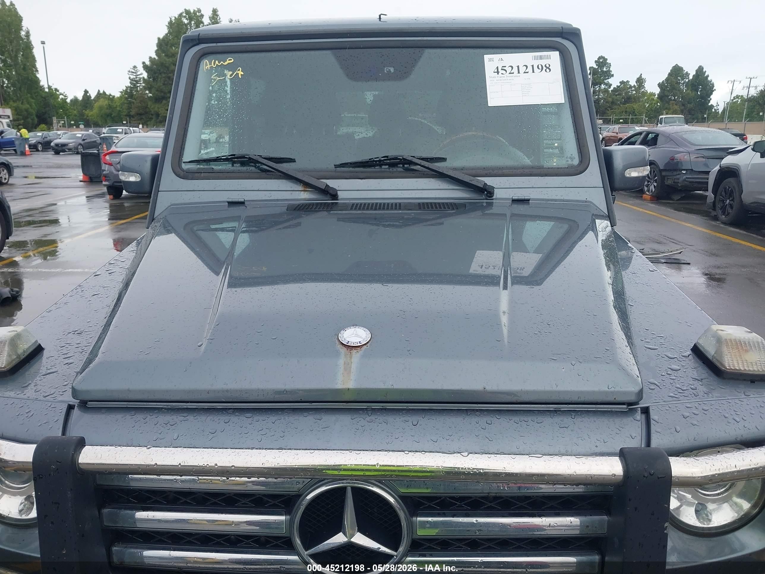 2010 Mercedes-benz G 550 4matic Blue vin: WDCYC3HF8AX184269