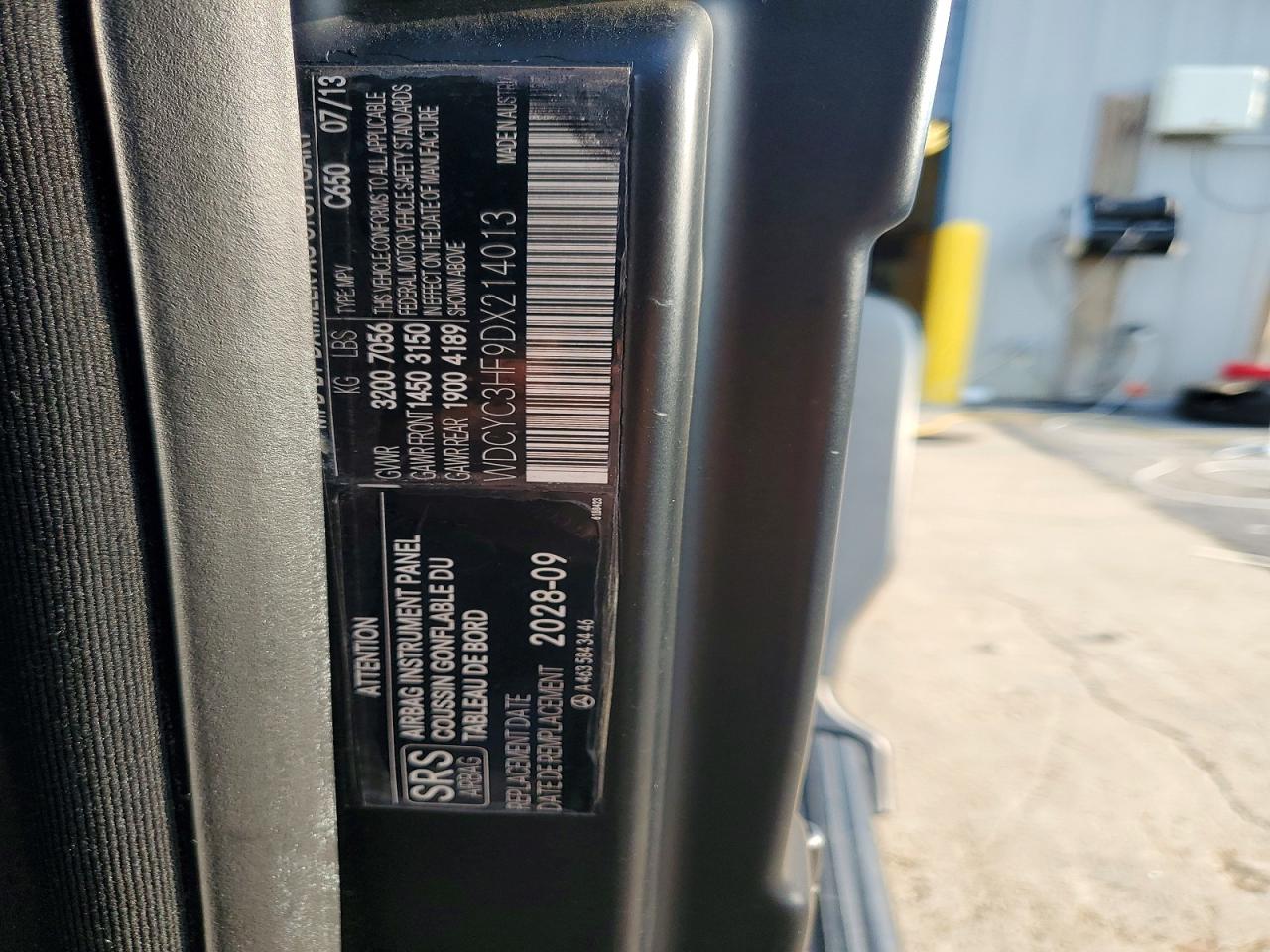 2013 Mercedes-benz G 550 Black vin: WDCYC3HF9DX214013