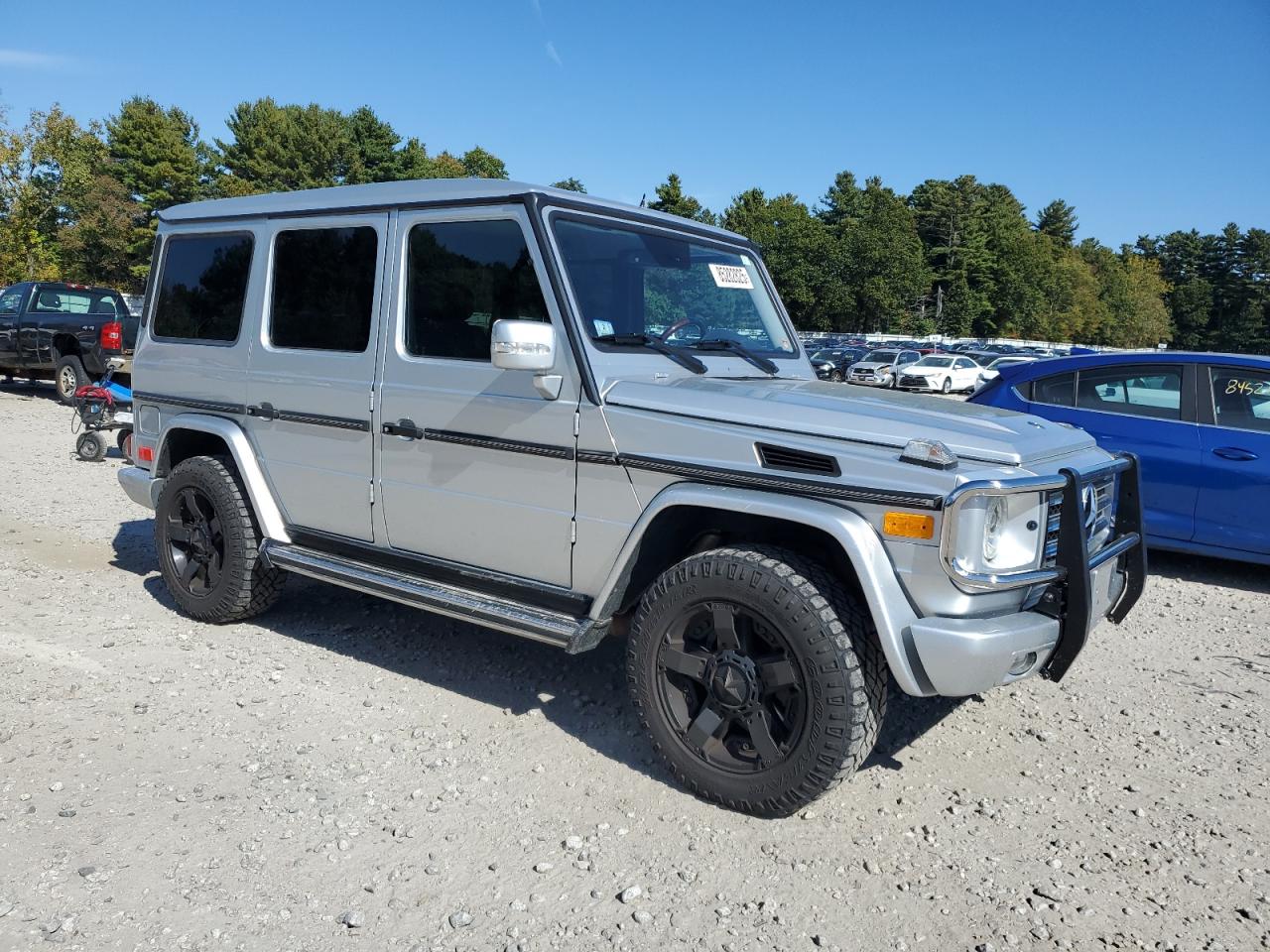 2011 Mercedes-benz G 550 Silver vin: WDCYC3HFXBX188535
