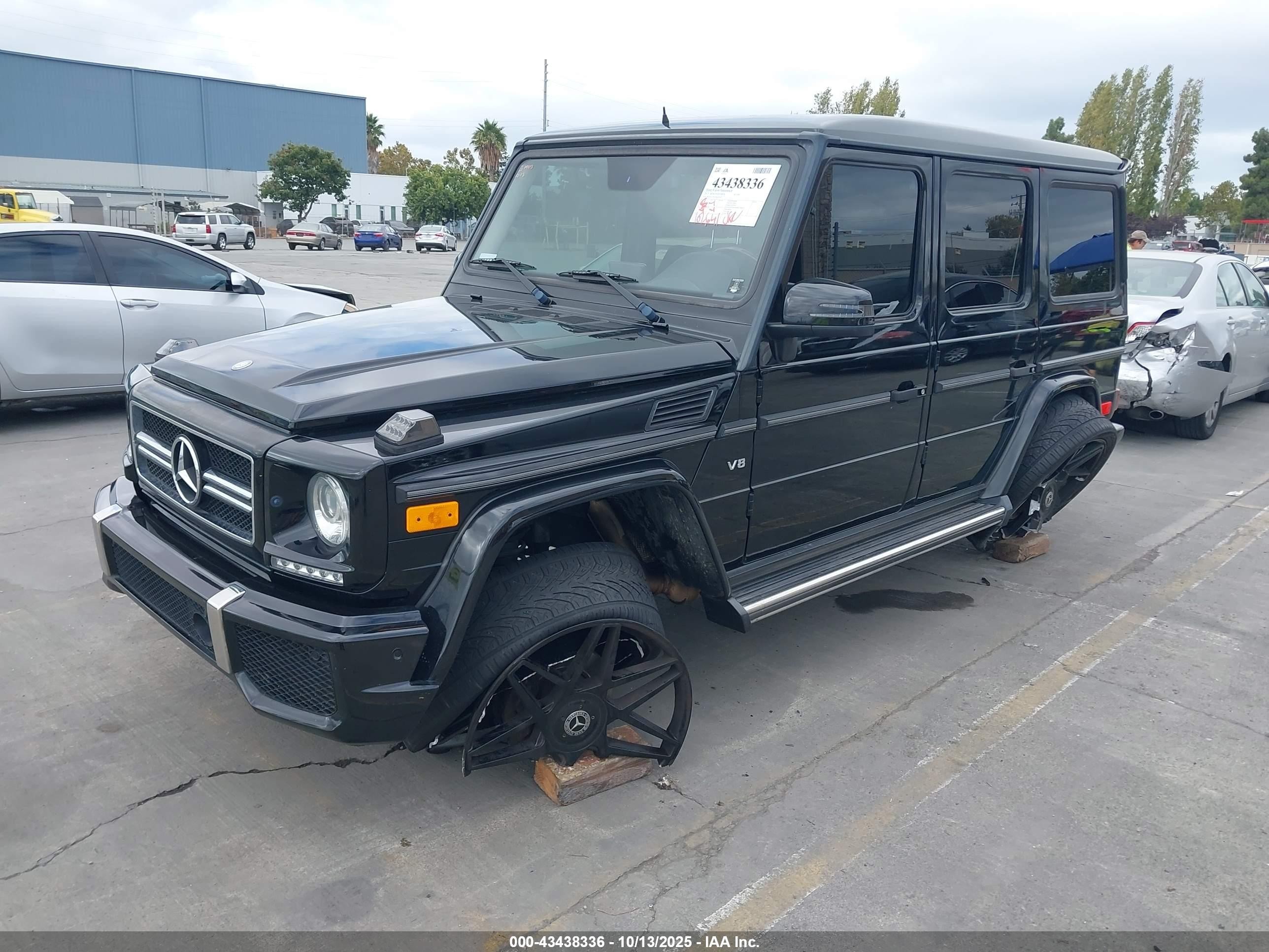 2013 Mercedes-benz G 550 4matic Black vin: WDCYC3HFXDX207457