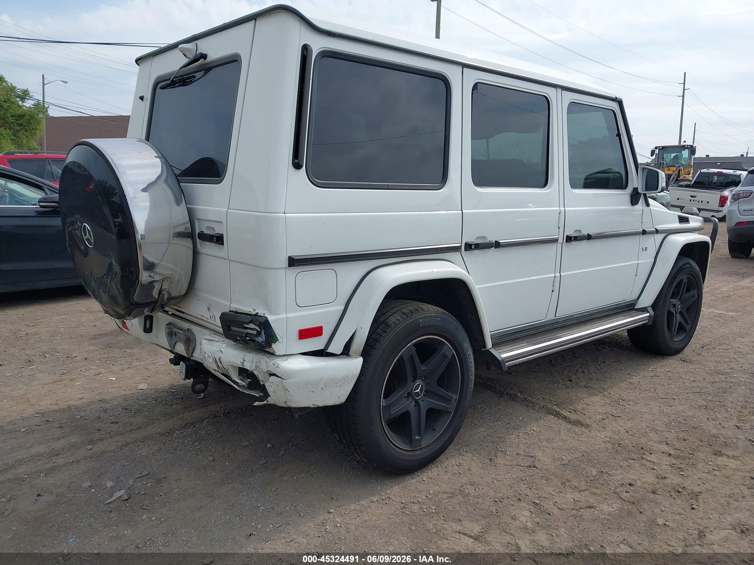 2017 Mercedes-benz G 550 4matic White vin: WDCYC3KF6HX281165
