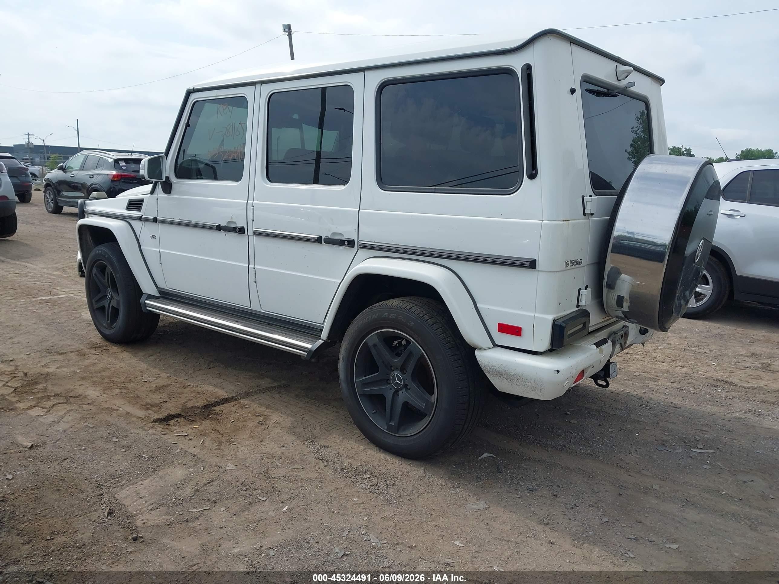 2017 Mercedes-benz G 550 4matic White vin: WDCYC3KF6HX281165