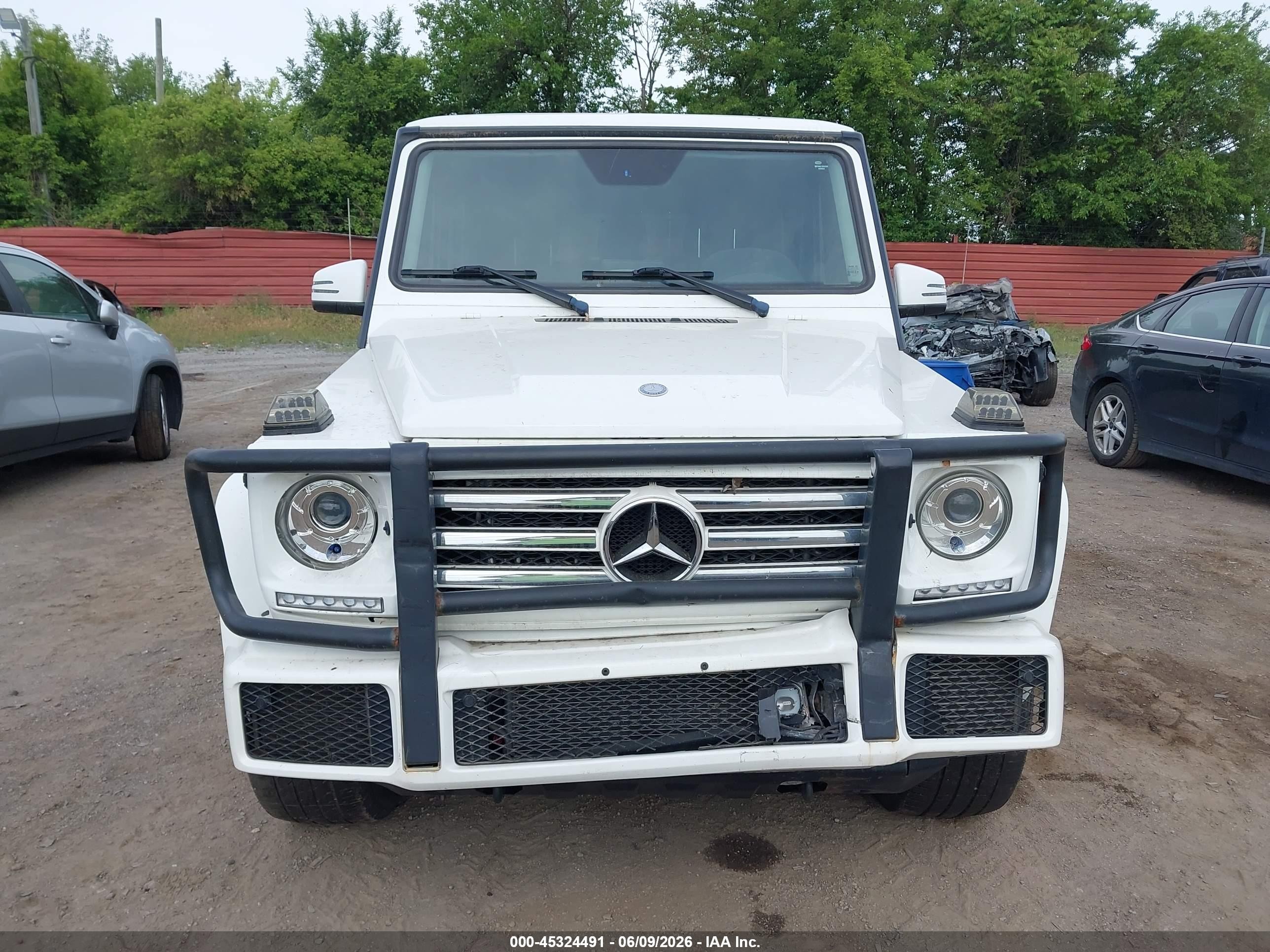 2017 Mercedes-benz G 550 4matic White vin: WDCYC3KF6HX281165